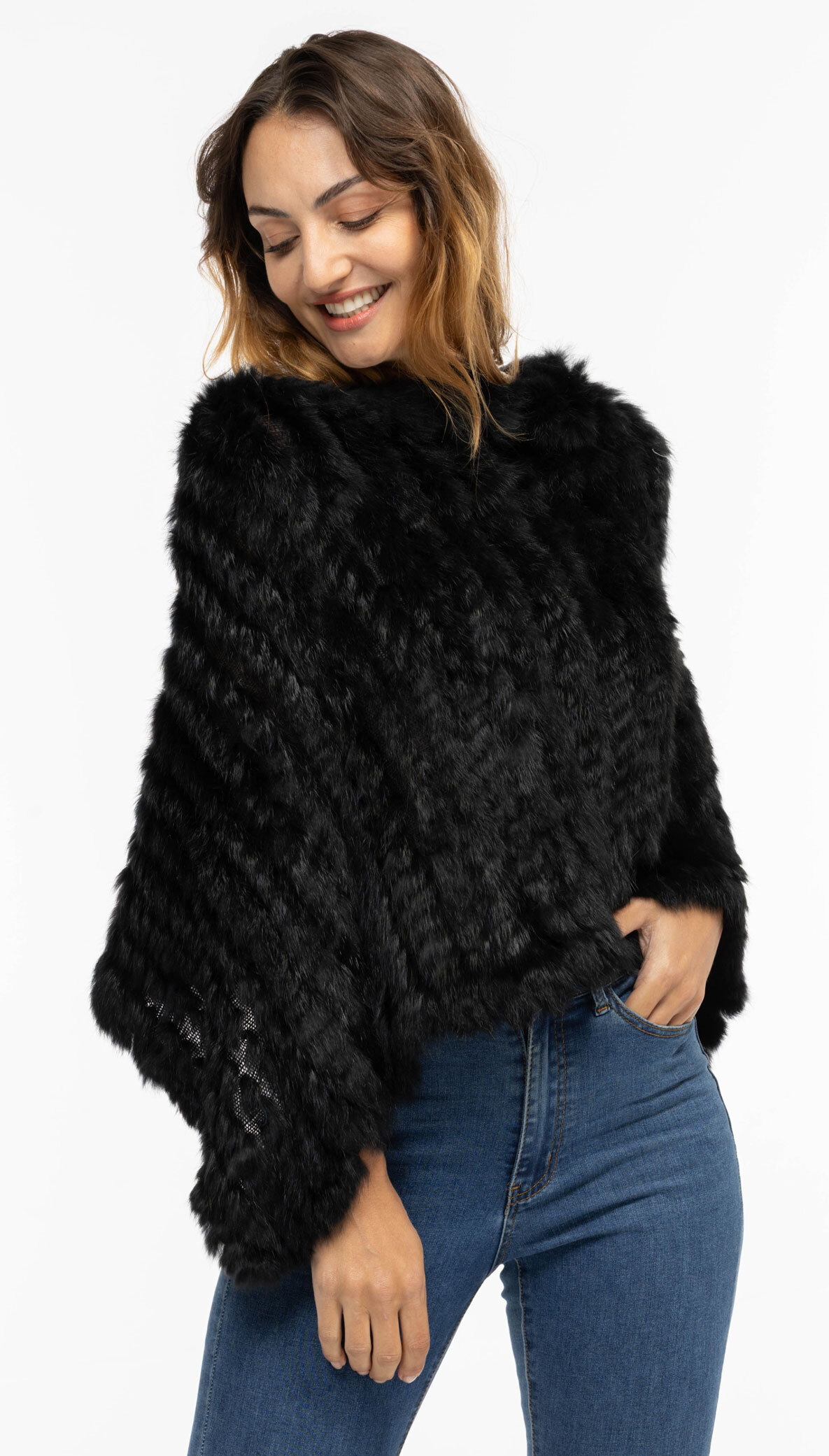 Vêtement en cuir Gilets cuir & fourrure  noir