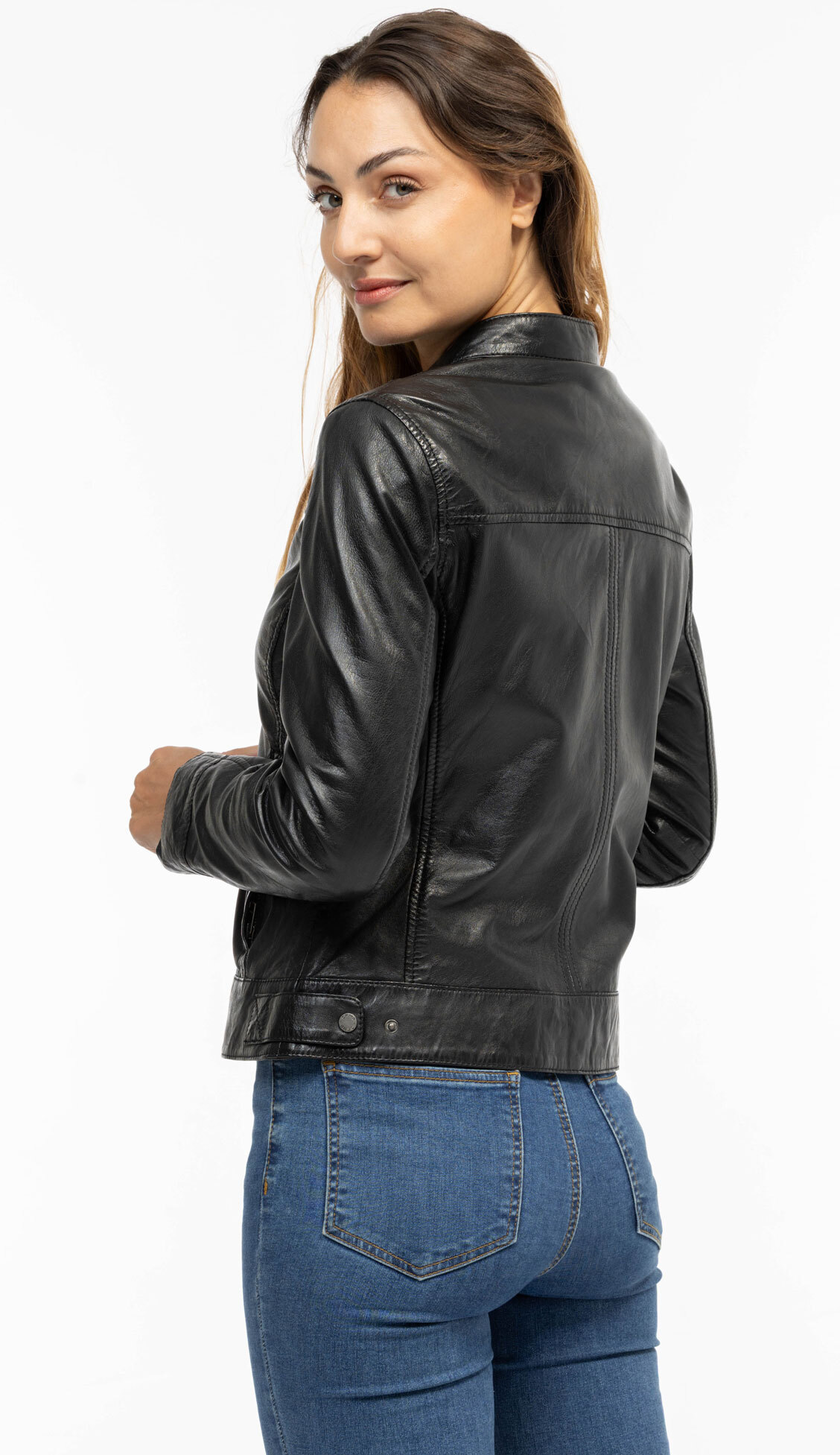 Vêtement en cuir Blousons cuir noir