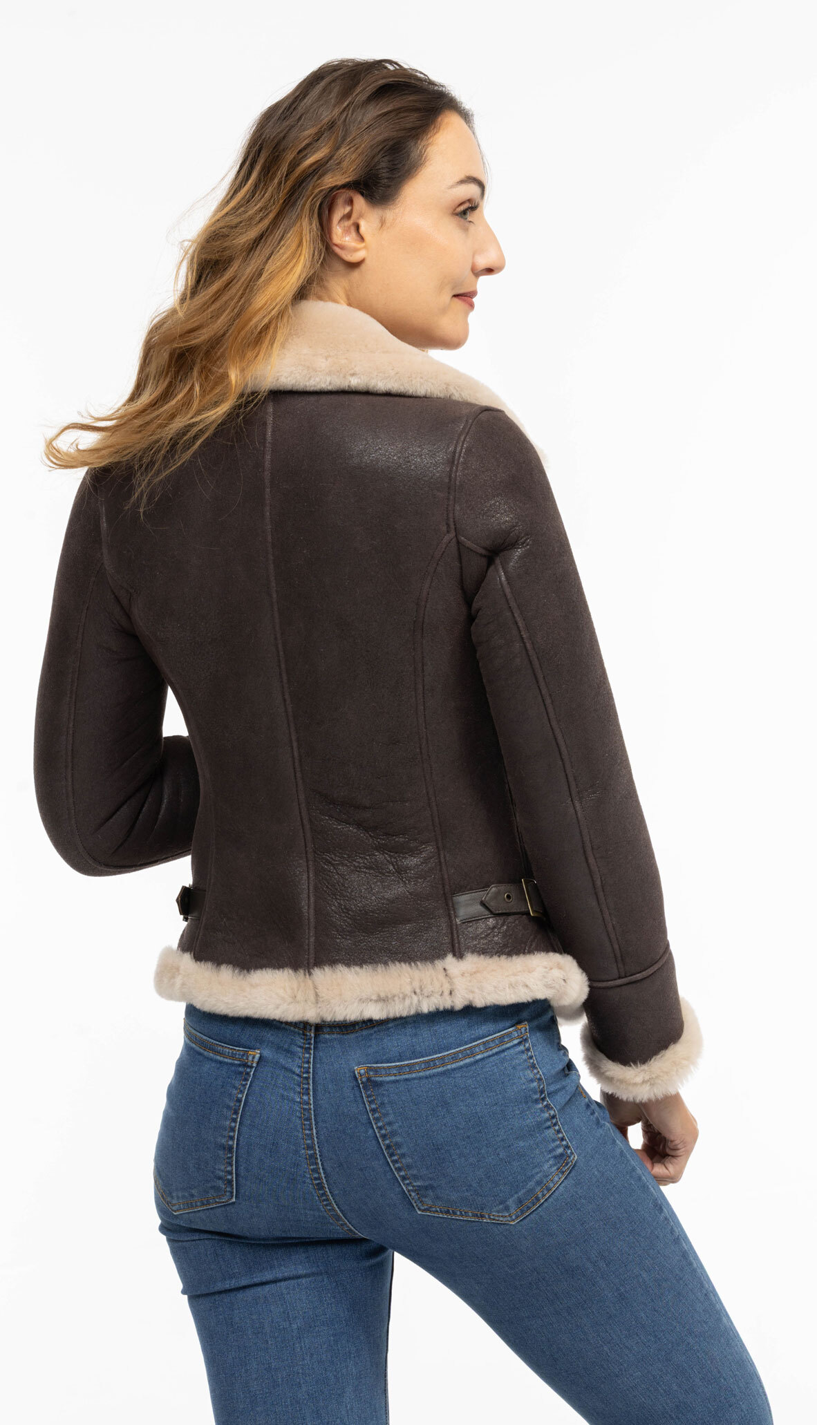 Vêtement en cuir Blousons cuir marron