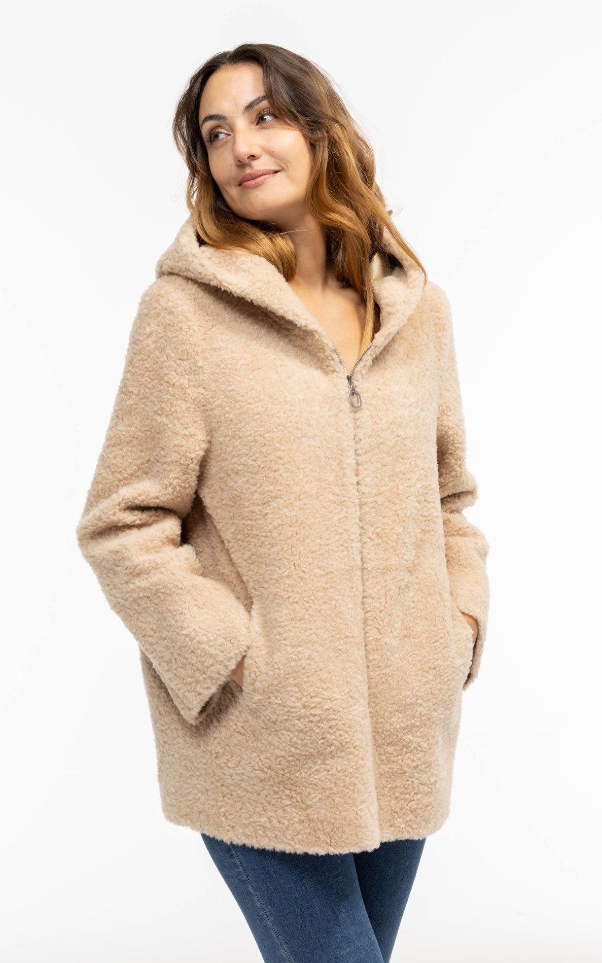 Vêtement en cuir Les bonnes affaires Femme beige