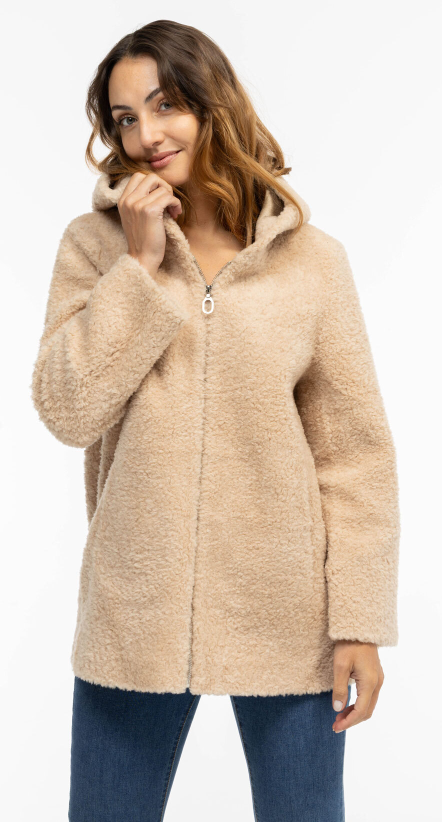 Vêtement en cuir Les bonnes affaires Femme beige