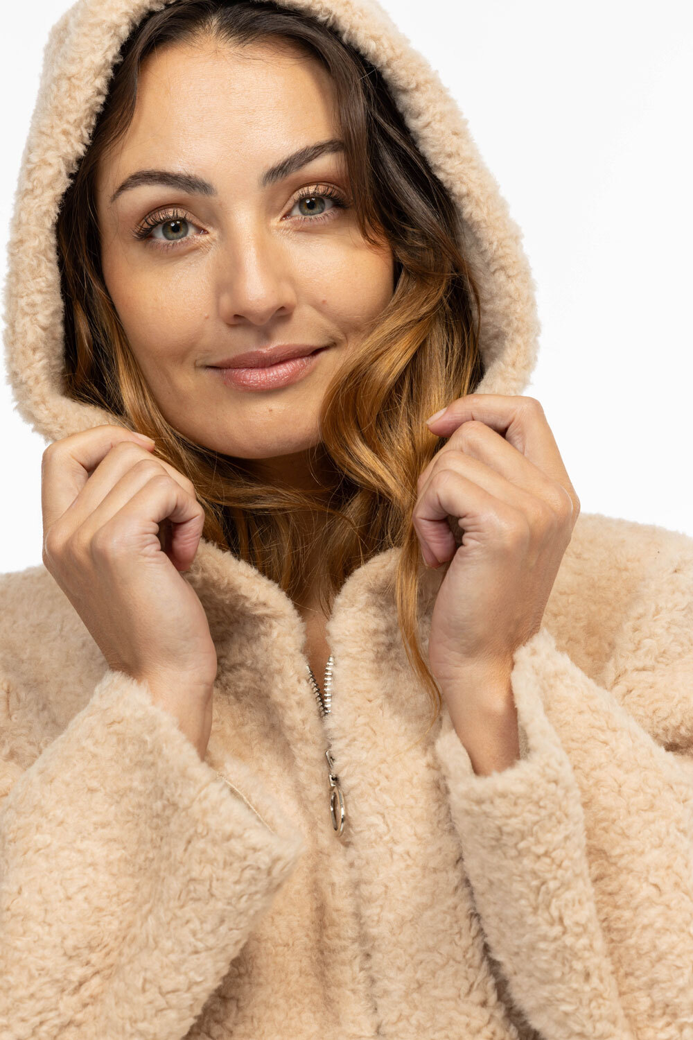 Vêtement en cuir Les bonnes affaires Femme beige