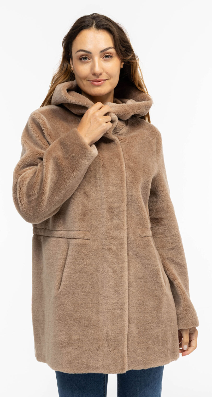 Vêtement en cuir Les bonnes affaires Femme camel