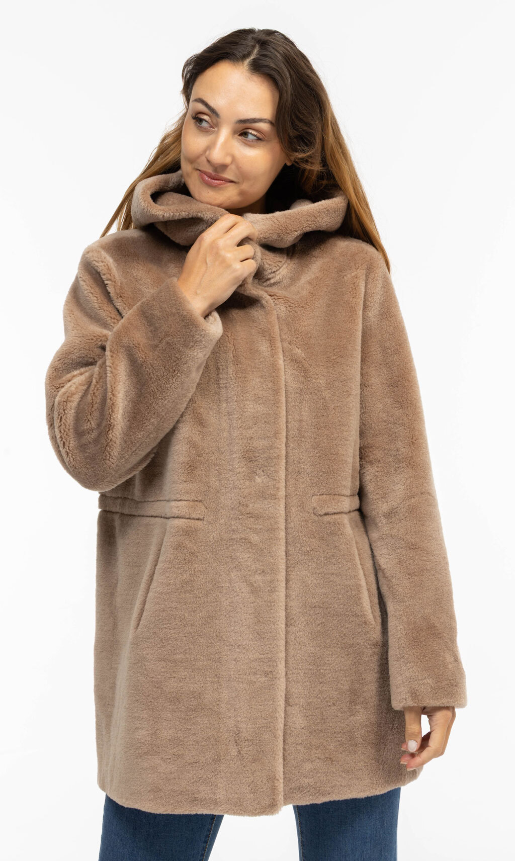 Vêtement en cuir Les bonnes affaires Femme camel