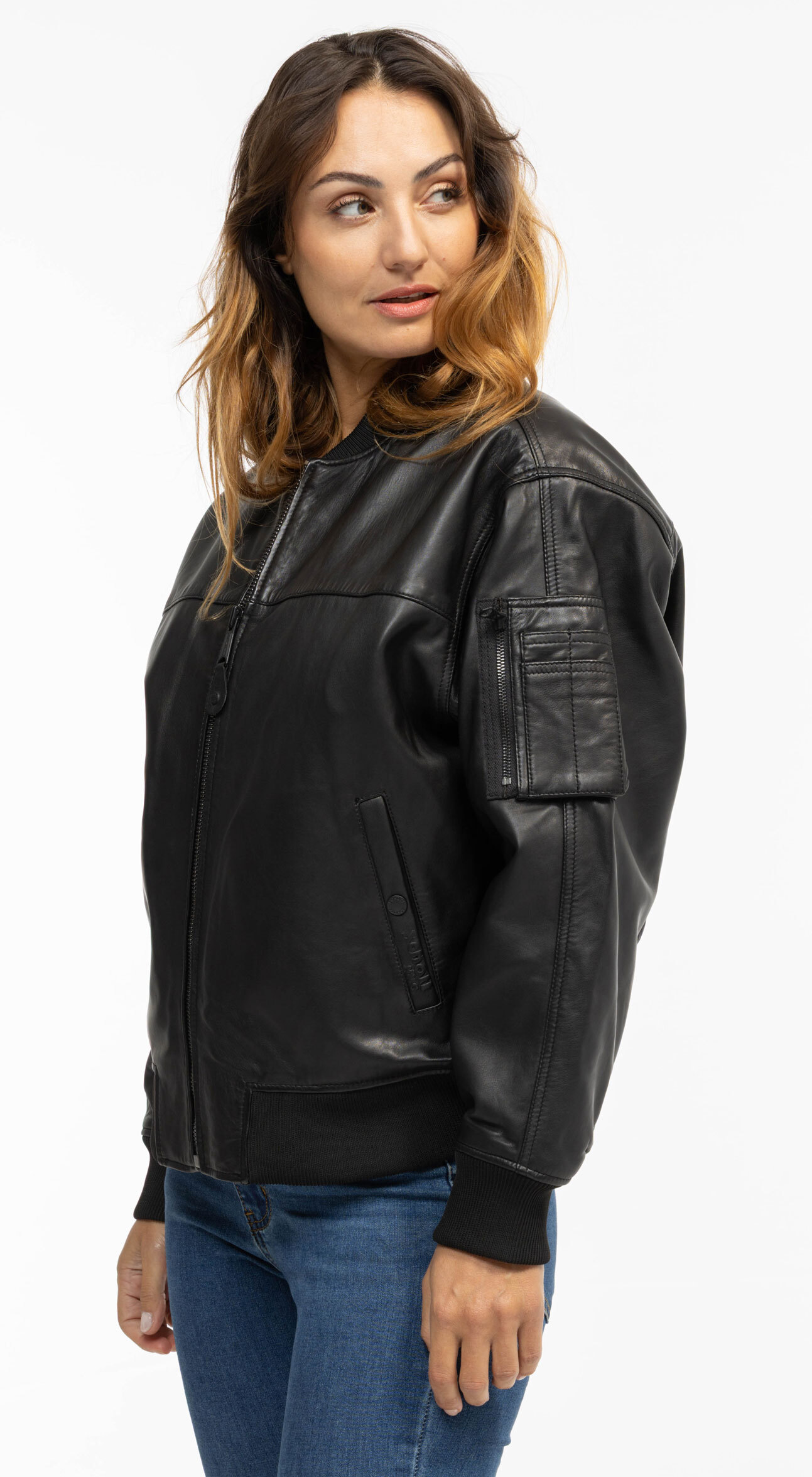 Vêtement en cuir Blousons cuir noir