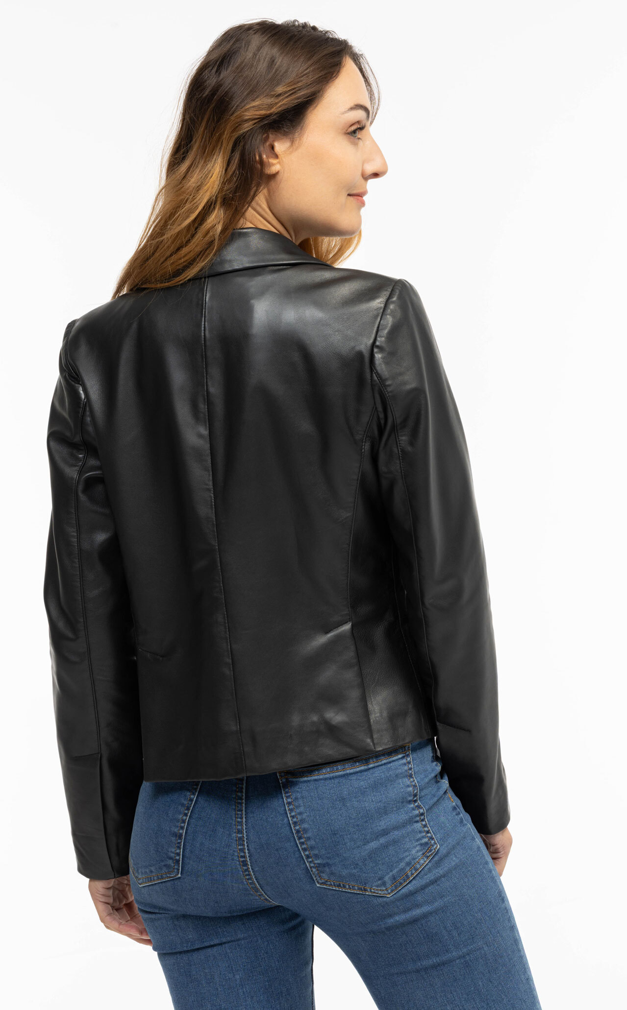 Vêtement en cuir Vestes cuir noir