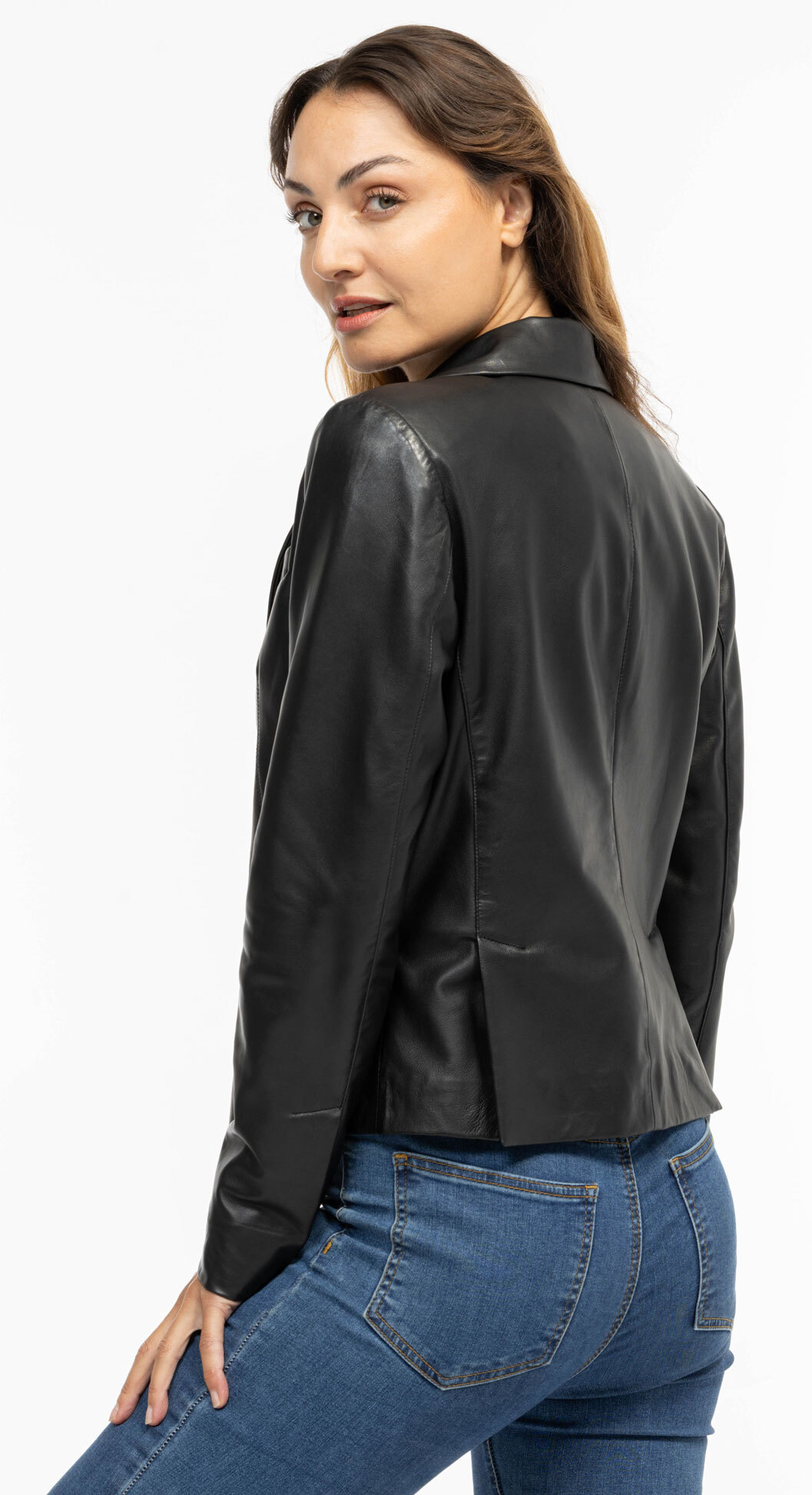 Vêtement en cuir Vestes cuir noir