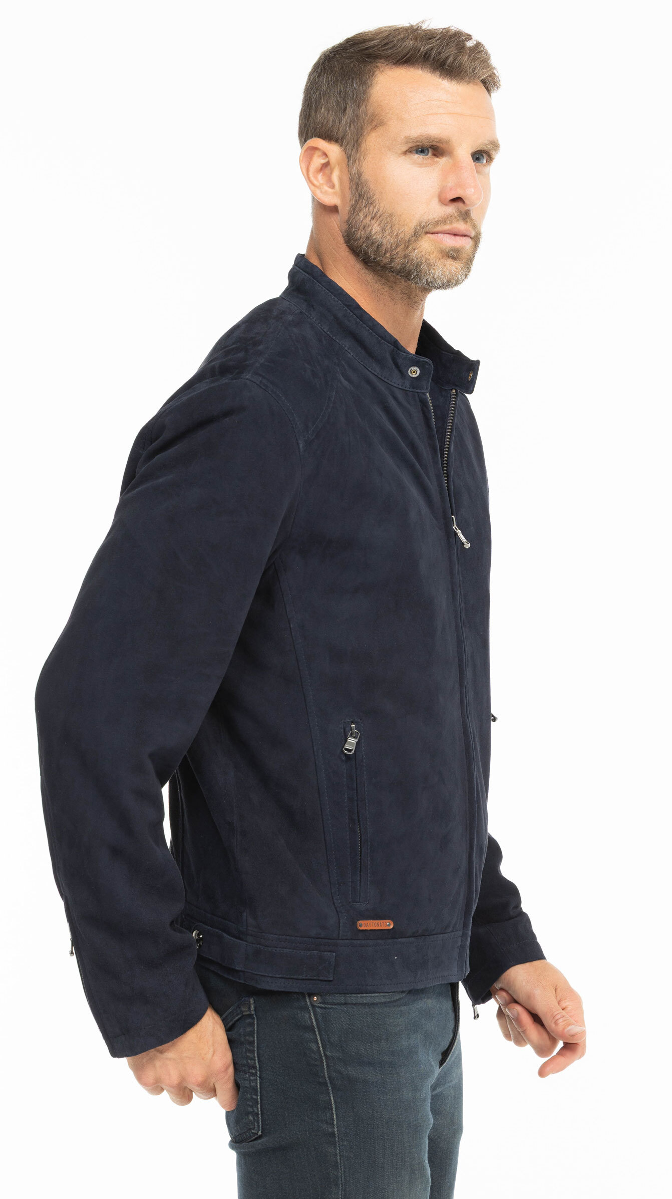 Vêtement en cuir Les bonnes affaires Homme bleu