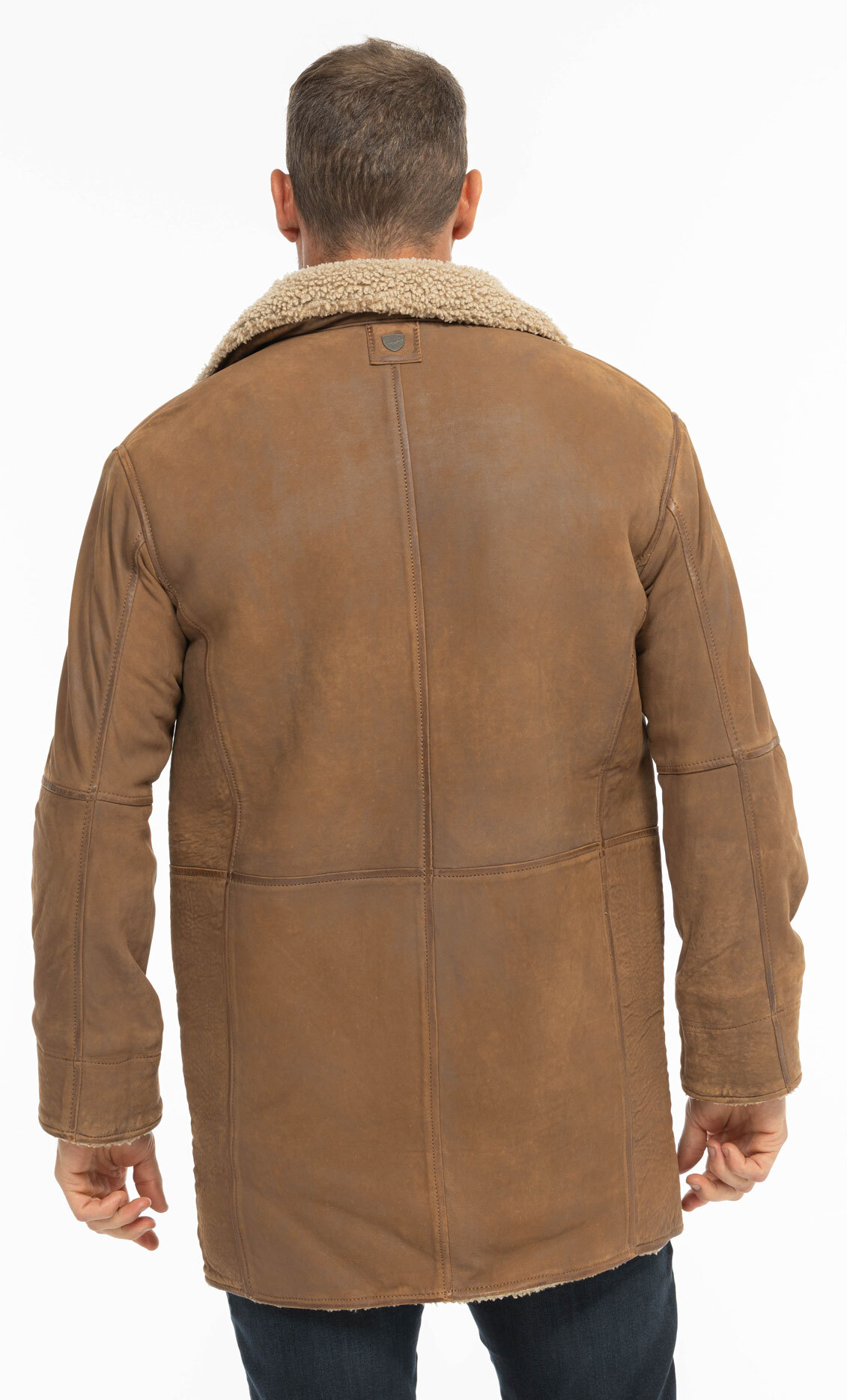 Vêtement en cuir Les bonnes affaires Homme camel