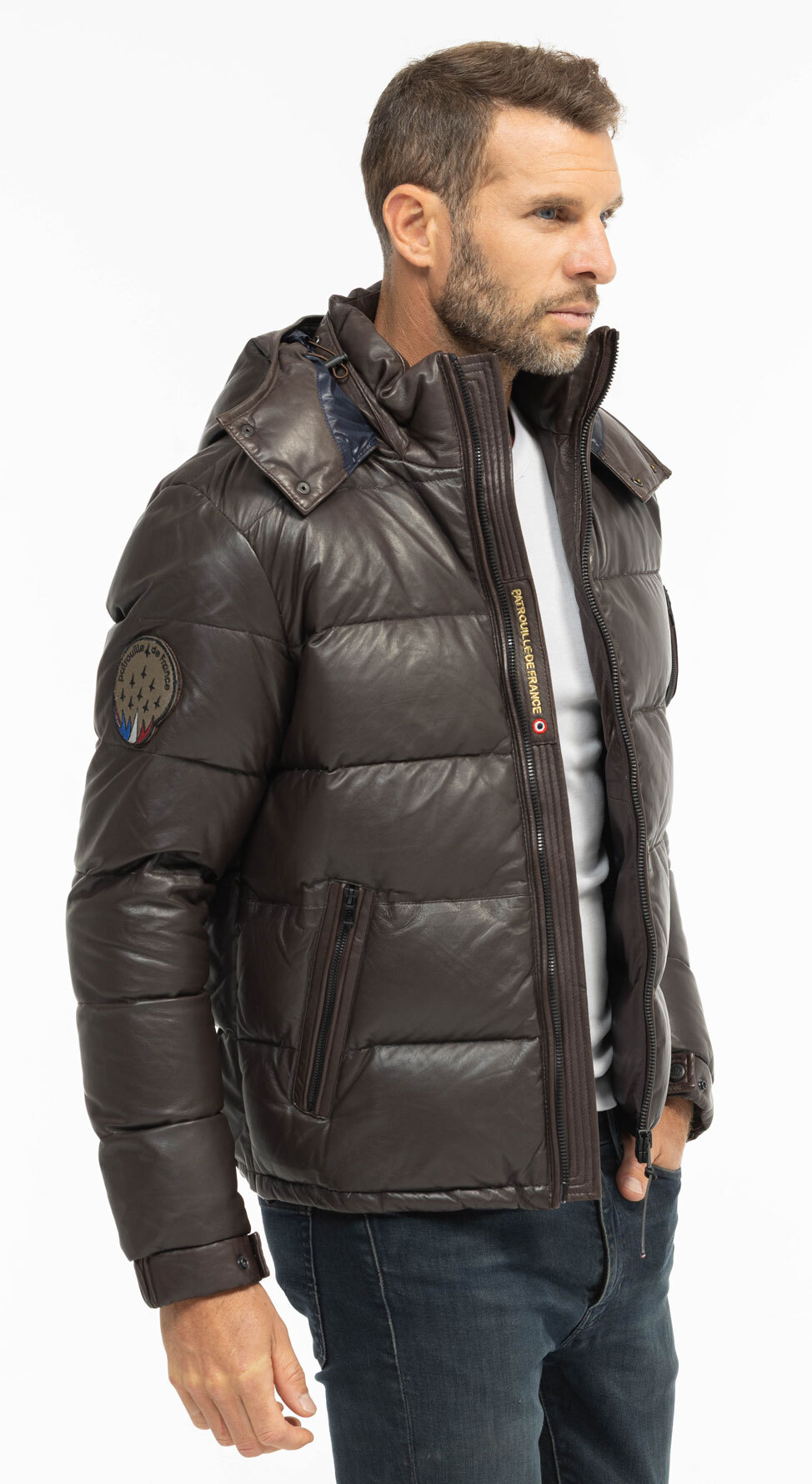 Vêtement en cuir Blousons cuir marron