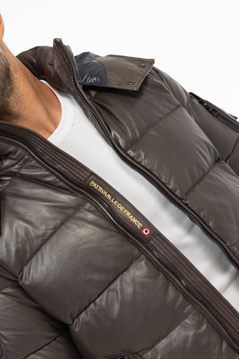 Vêtement en cuir Blousons cuir marron