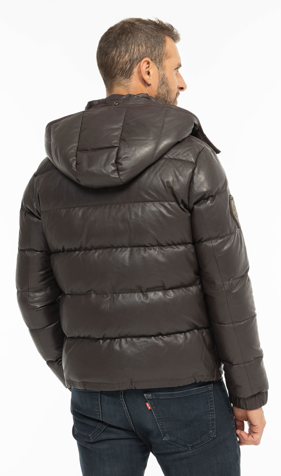 Vêtement en cuir Blousons cuir marron