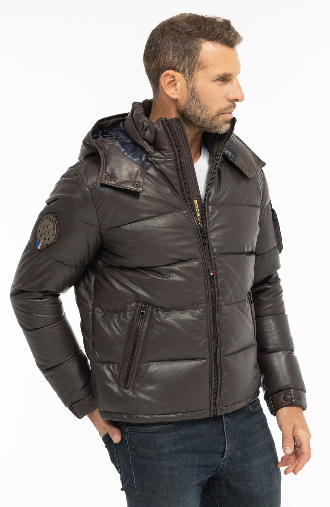 Vêtement en cuir Blousons cuir marron