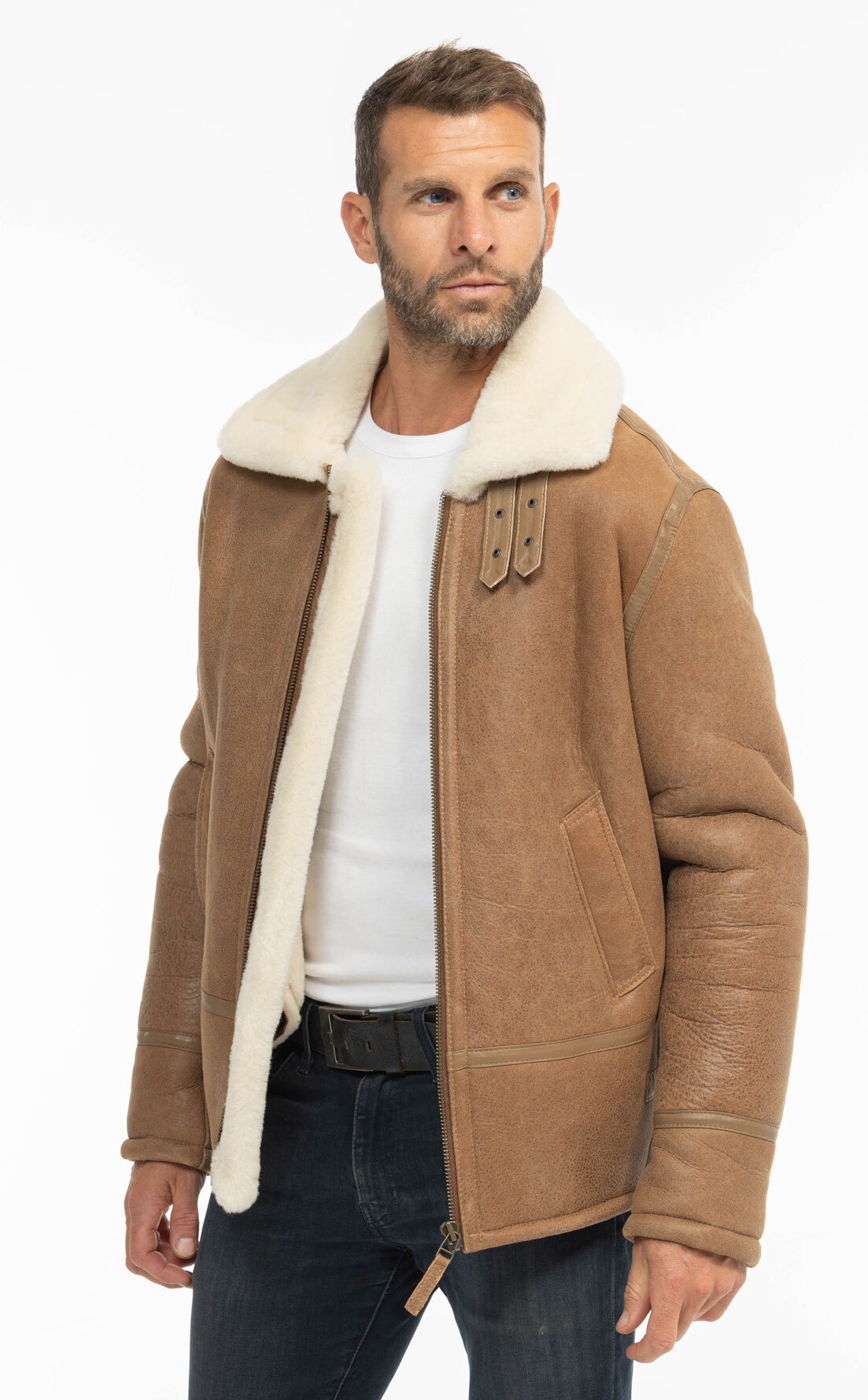 Vêtement en cuir Vestes & Trois Quart cuir 