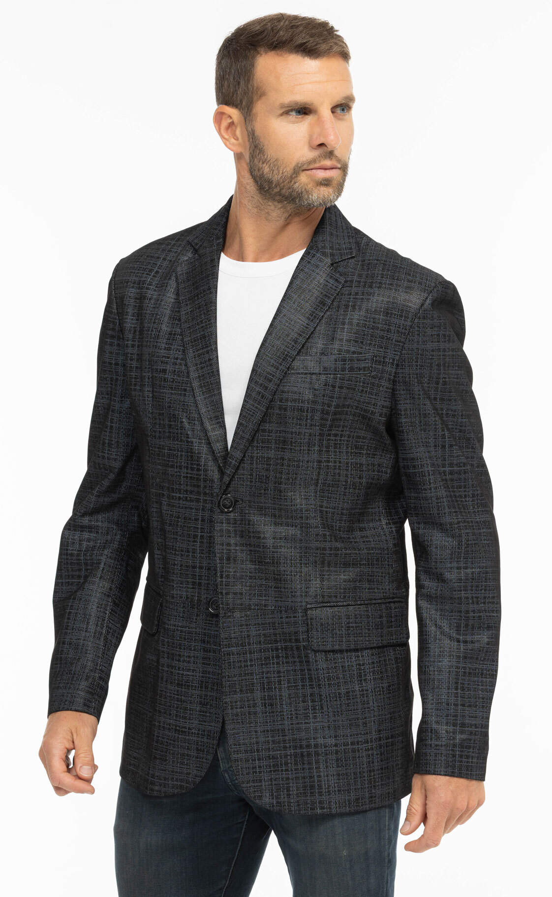 Vêtement en cuir Les bonnes affaires Homme noir