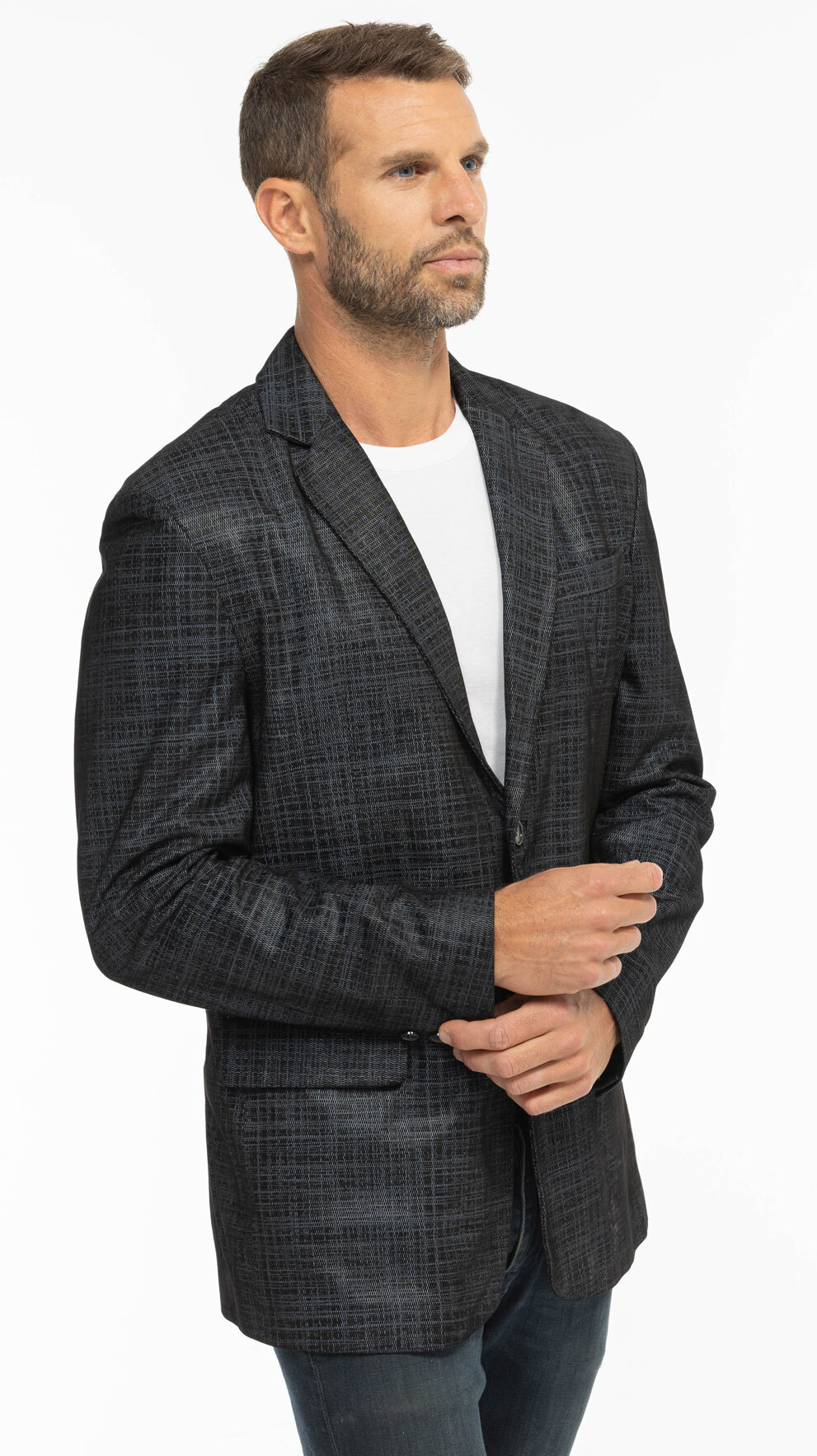 Vêtement en cuir Les bonnes affaires Homme noir