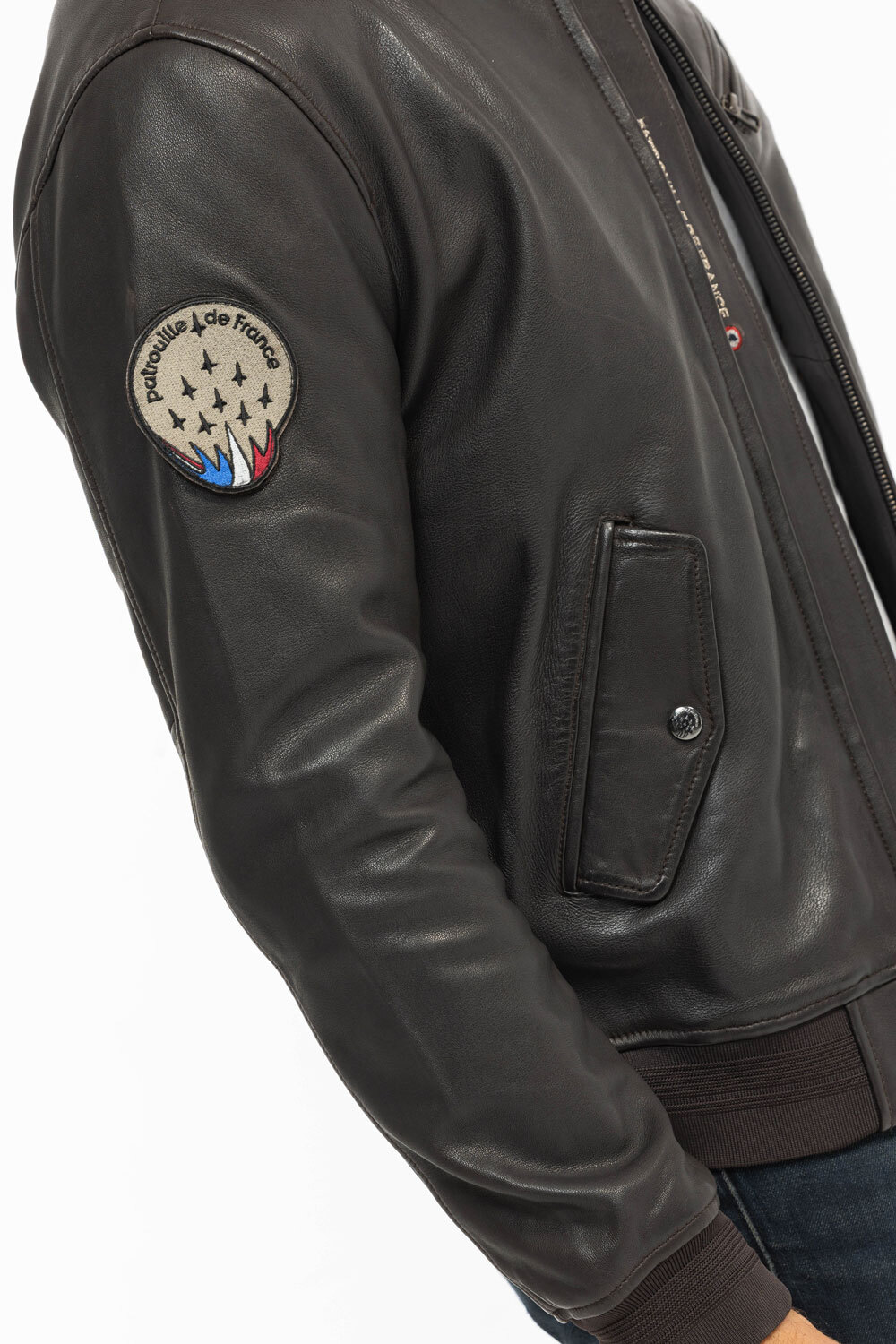 Vêtement en cuir Blousons cuir marron