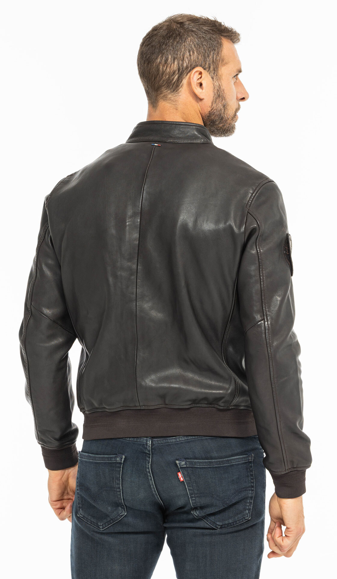 Vêtement en cuir Blousons cuir marron