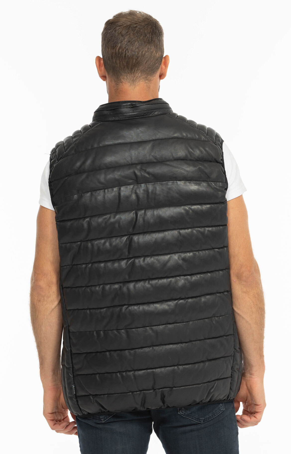 Vêtement en cuir Gilets Cuir  noir