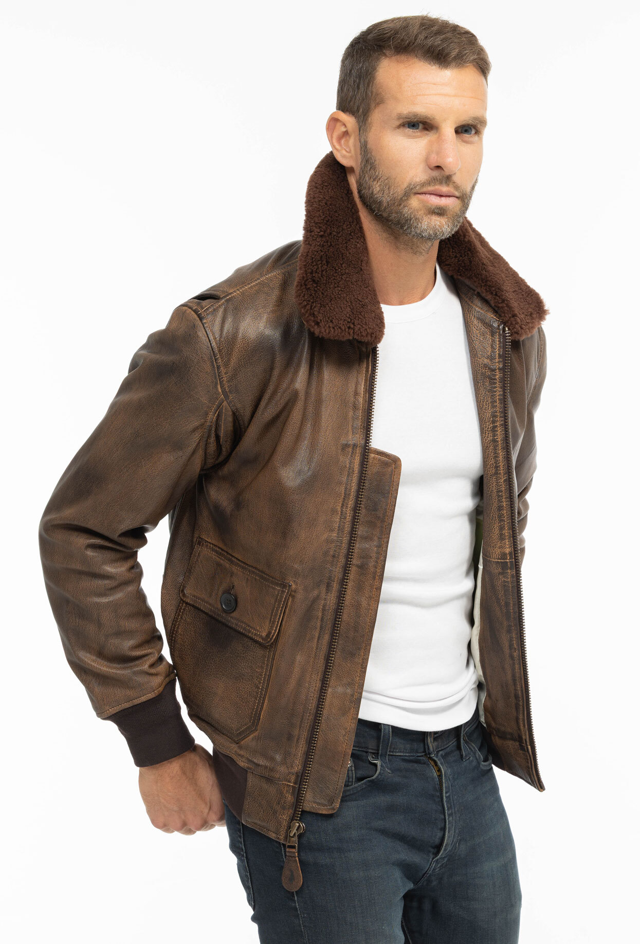 Vêtement en cuir Blousons cuir 