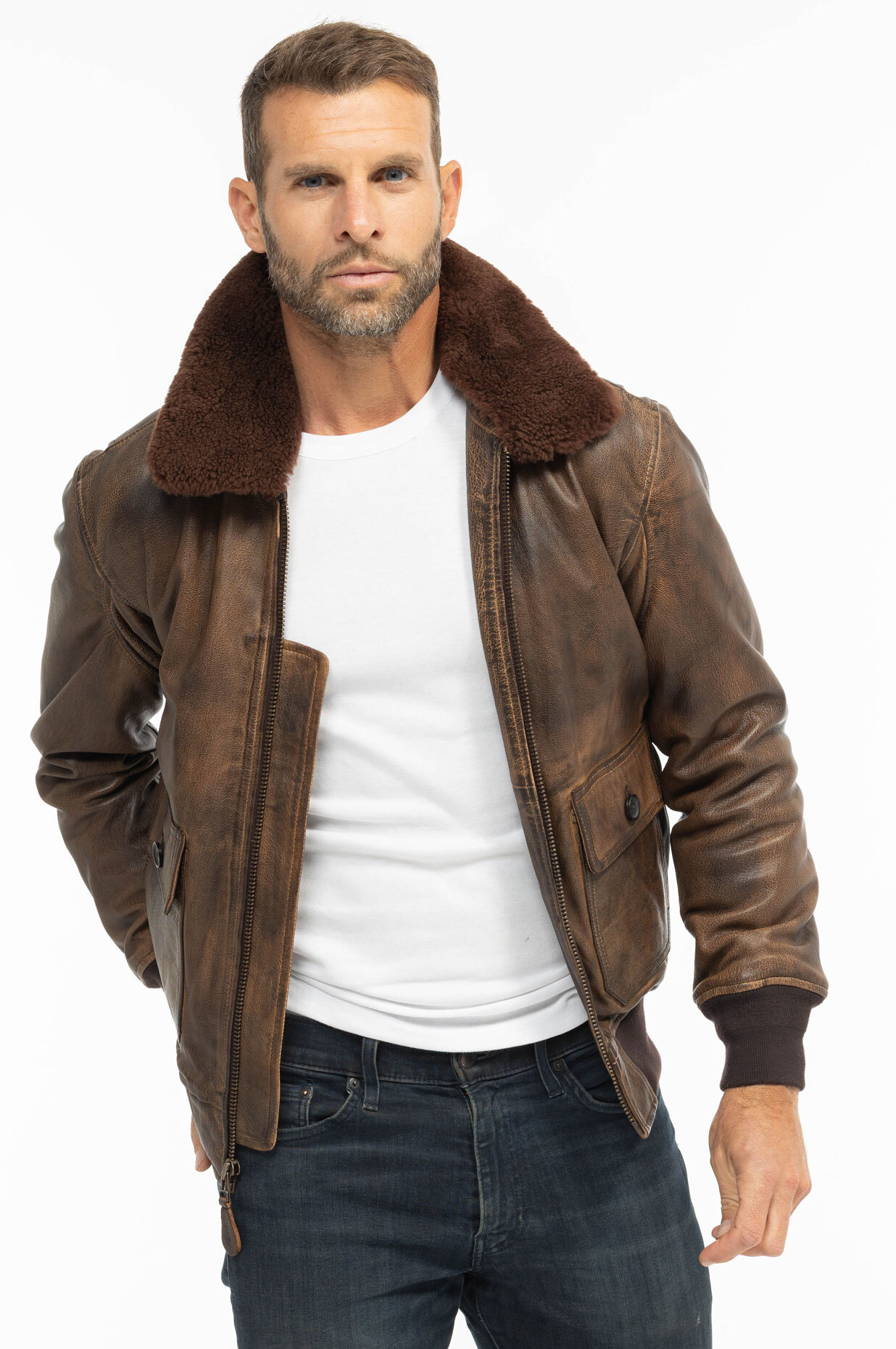 Vêtement en cuir Blousons cuir 