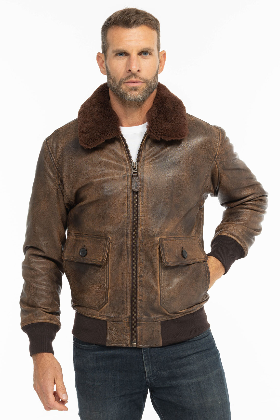 Vêtement en cuir Blousons cuir 