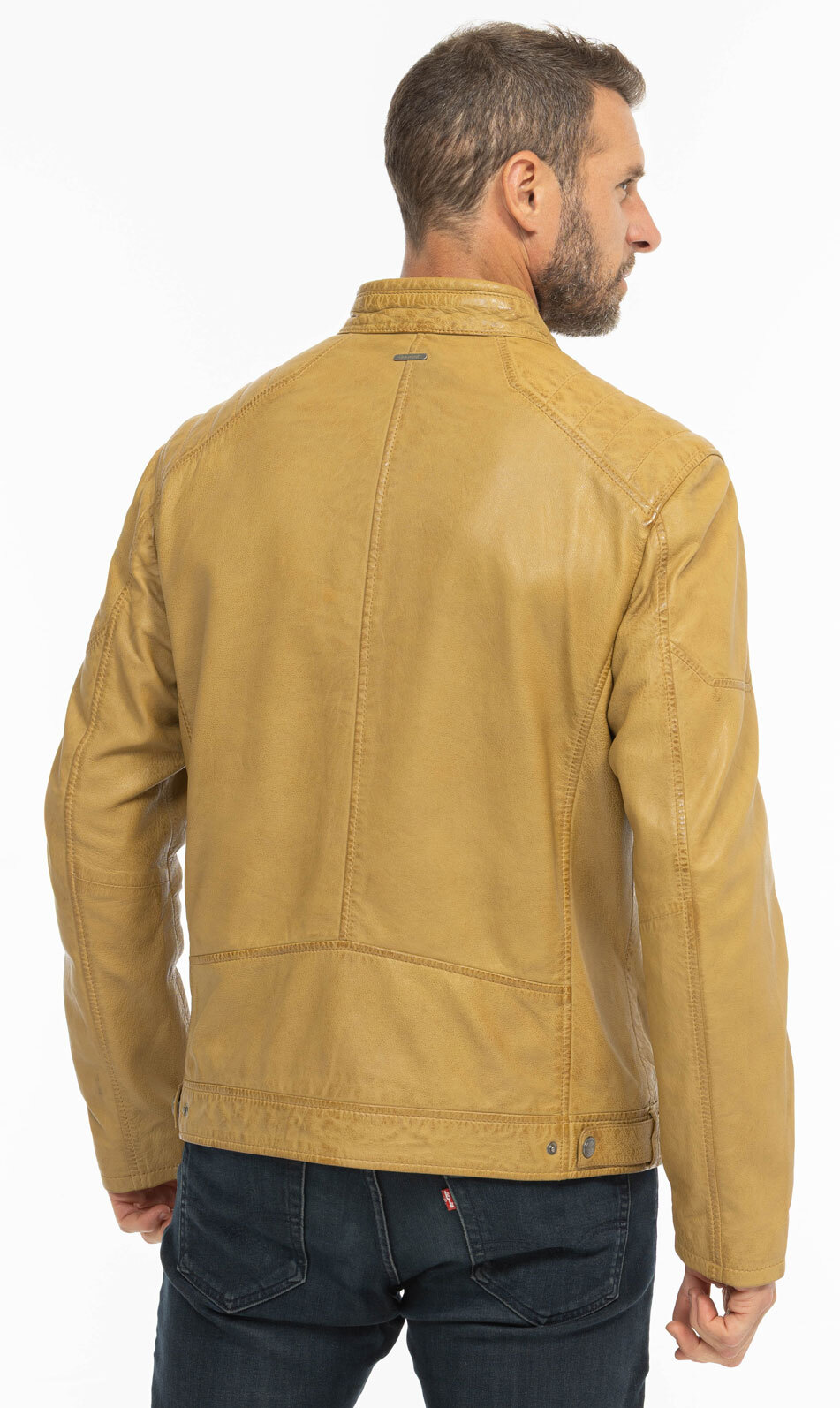 Vêtement en cuir Les bonnes affaires Homme camel