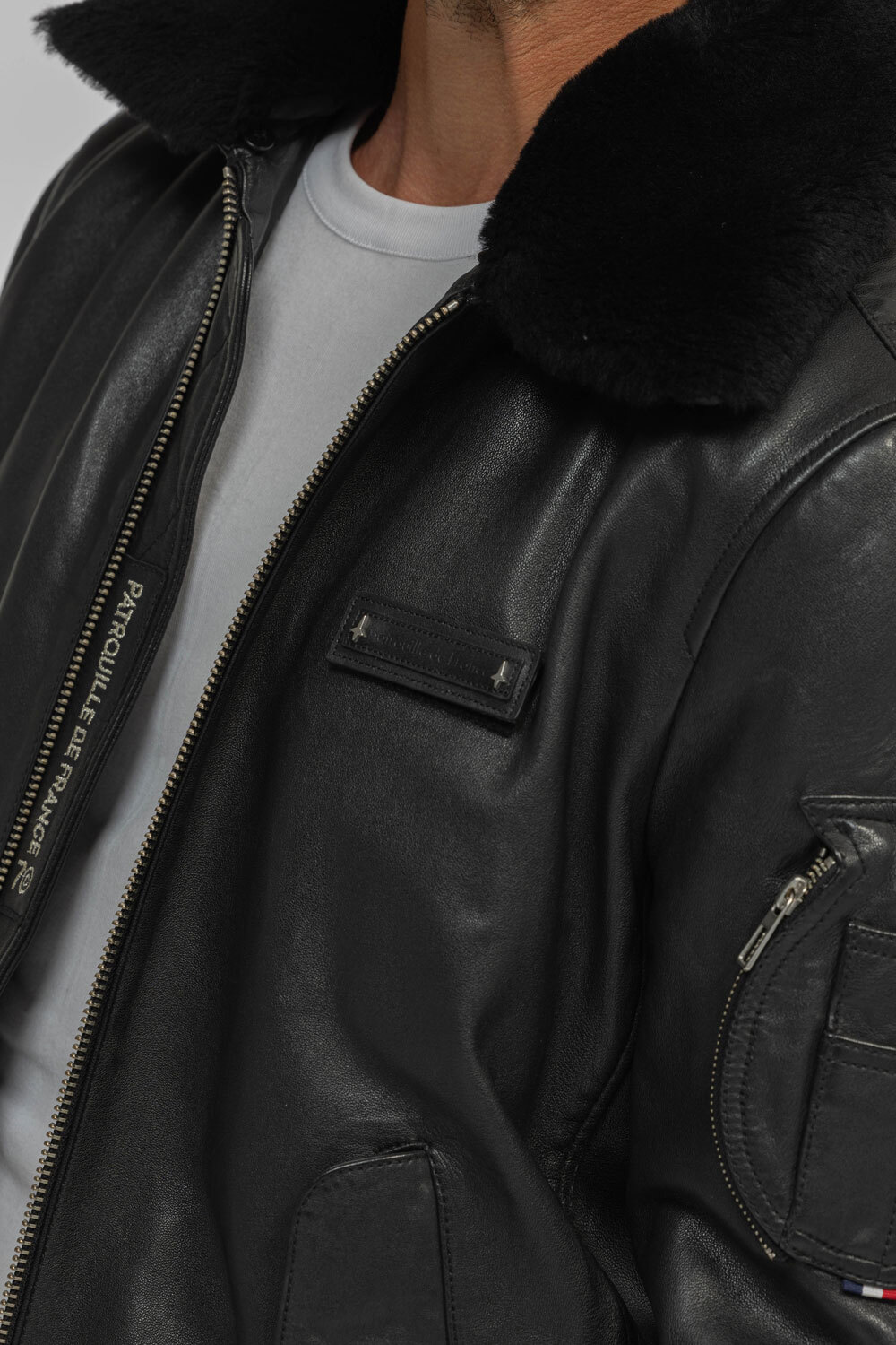 Vêtement en cuir Blousons cuir noir