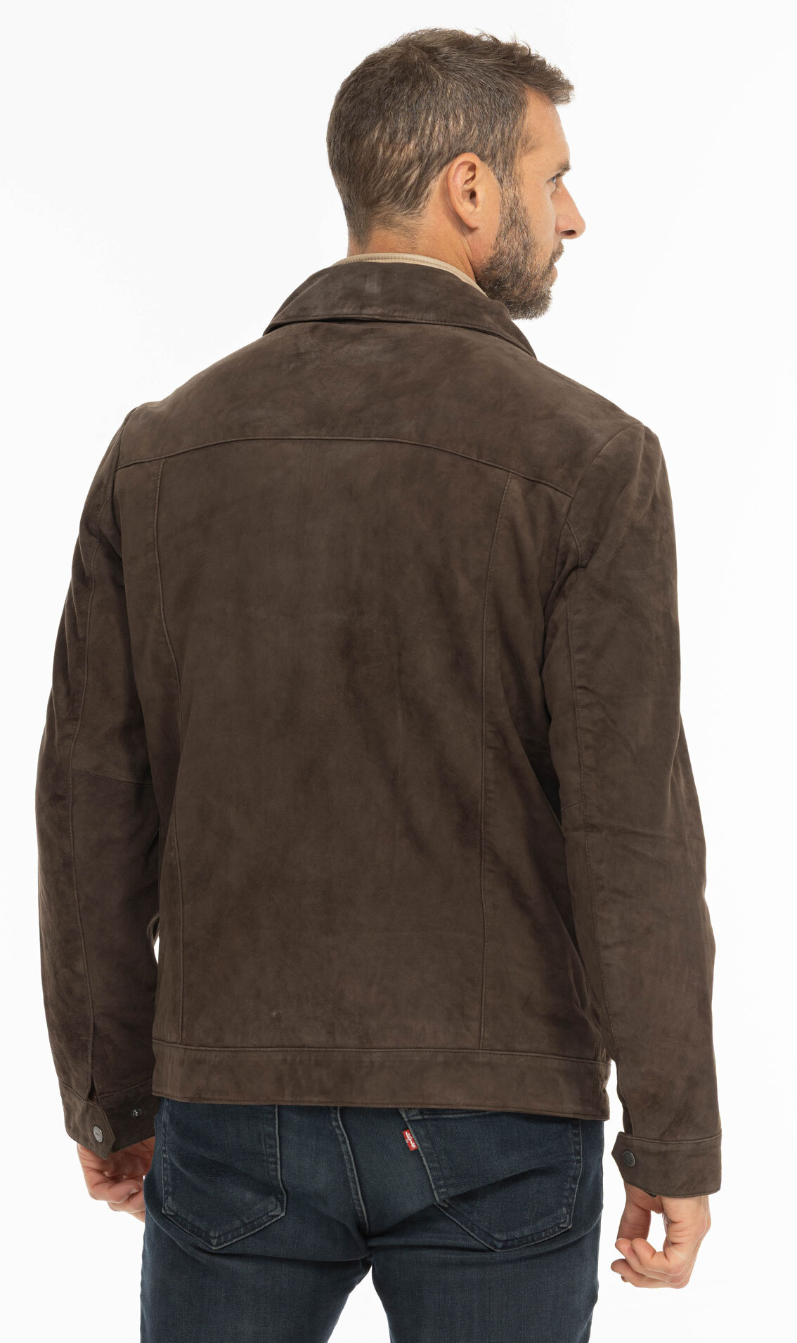 Vêtement en cuir Vestes & Trois Quart cuir marron