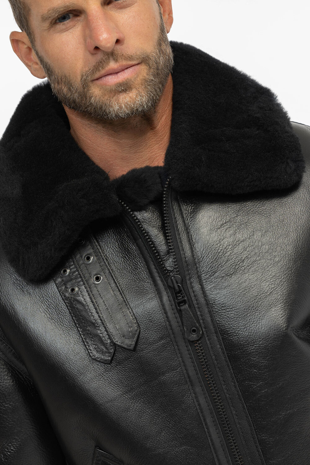 Vêtement en cuir Blousons cuir noir