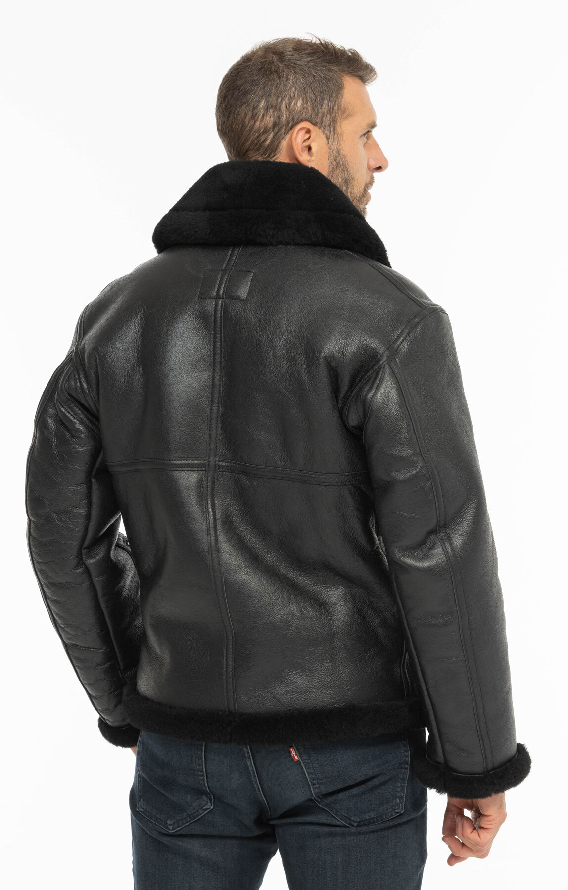 Vêtement en cuir Blousons cuir noir