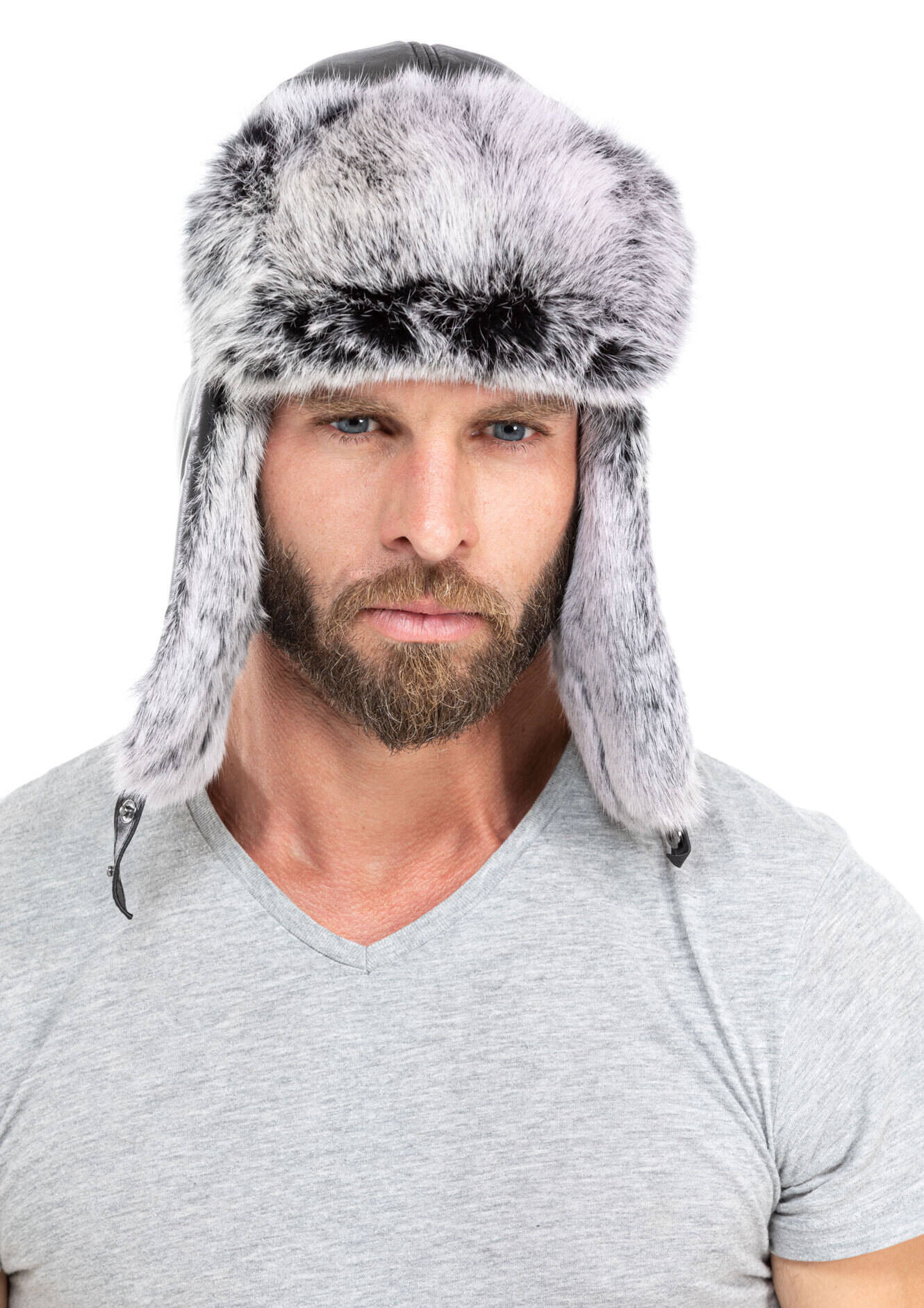 Vêtement en cuir Accessoires noir, gris