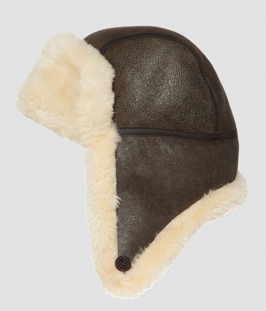 Vêtement en cuir Accessoires marron