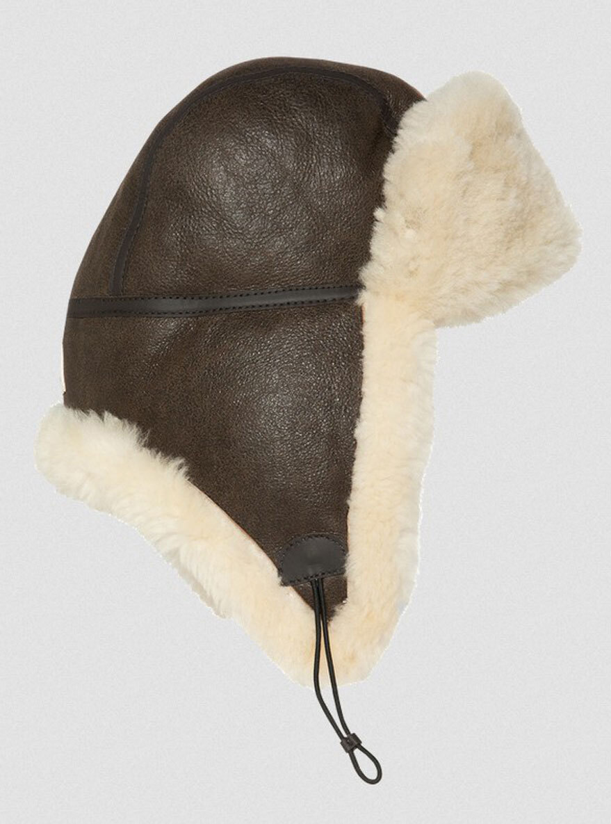 Vêtement en cuir Accessoires marron