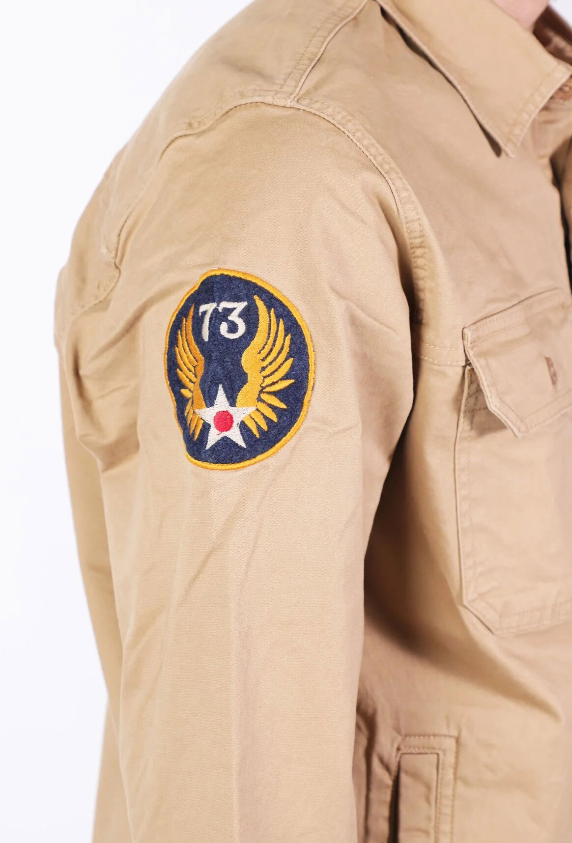 Vêtement en cuir Veste, parka & doudoune textile beige