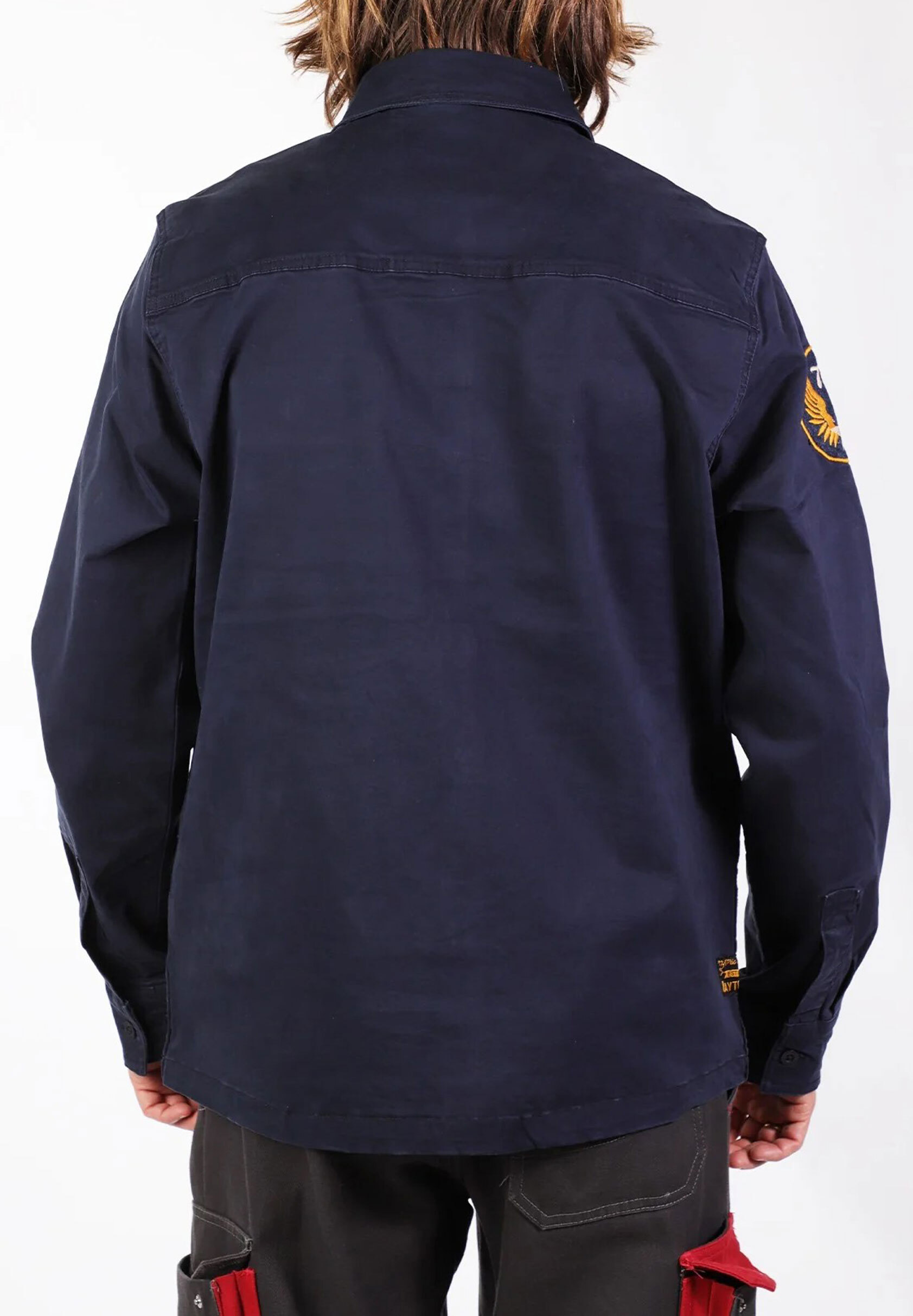 Vêtement en cuir Veste, parka & doudoune textile bleu