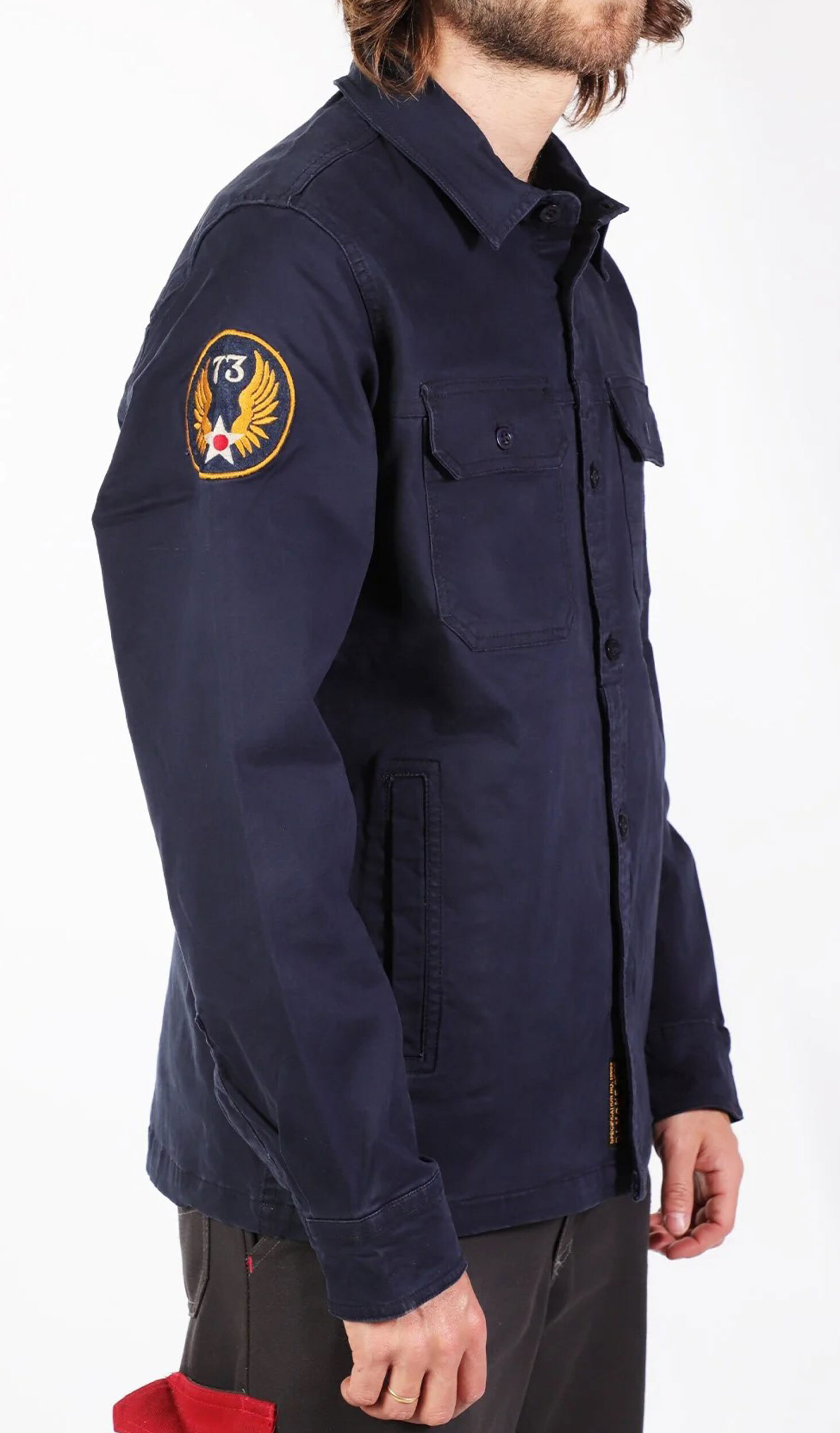 Vêtement en cuir Veste, parka & doudoune textile bleu