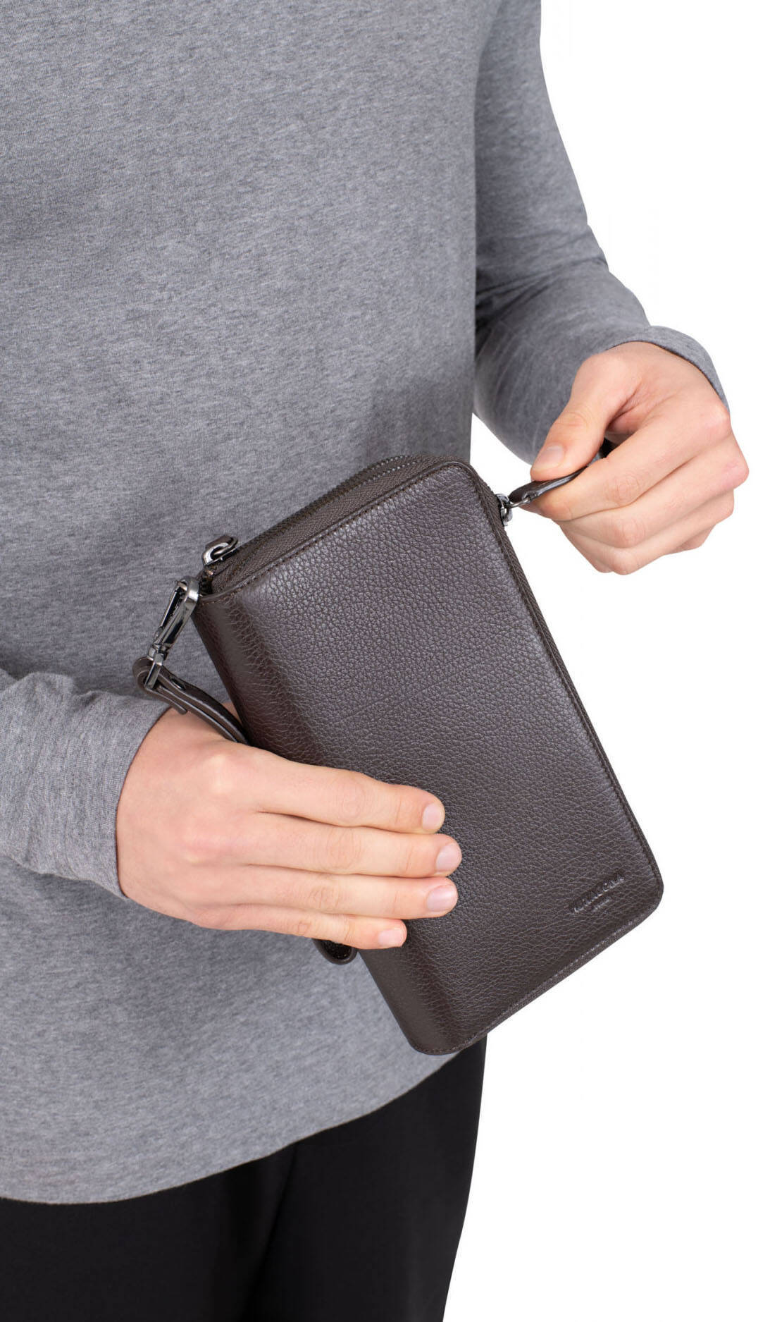 Vêtement en cuir Maroquinerie marron