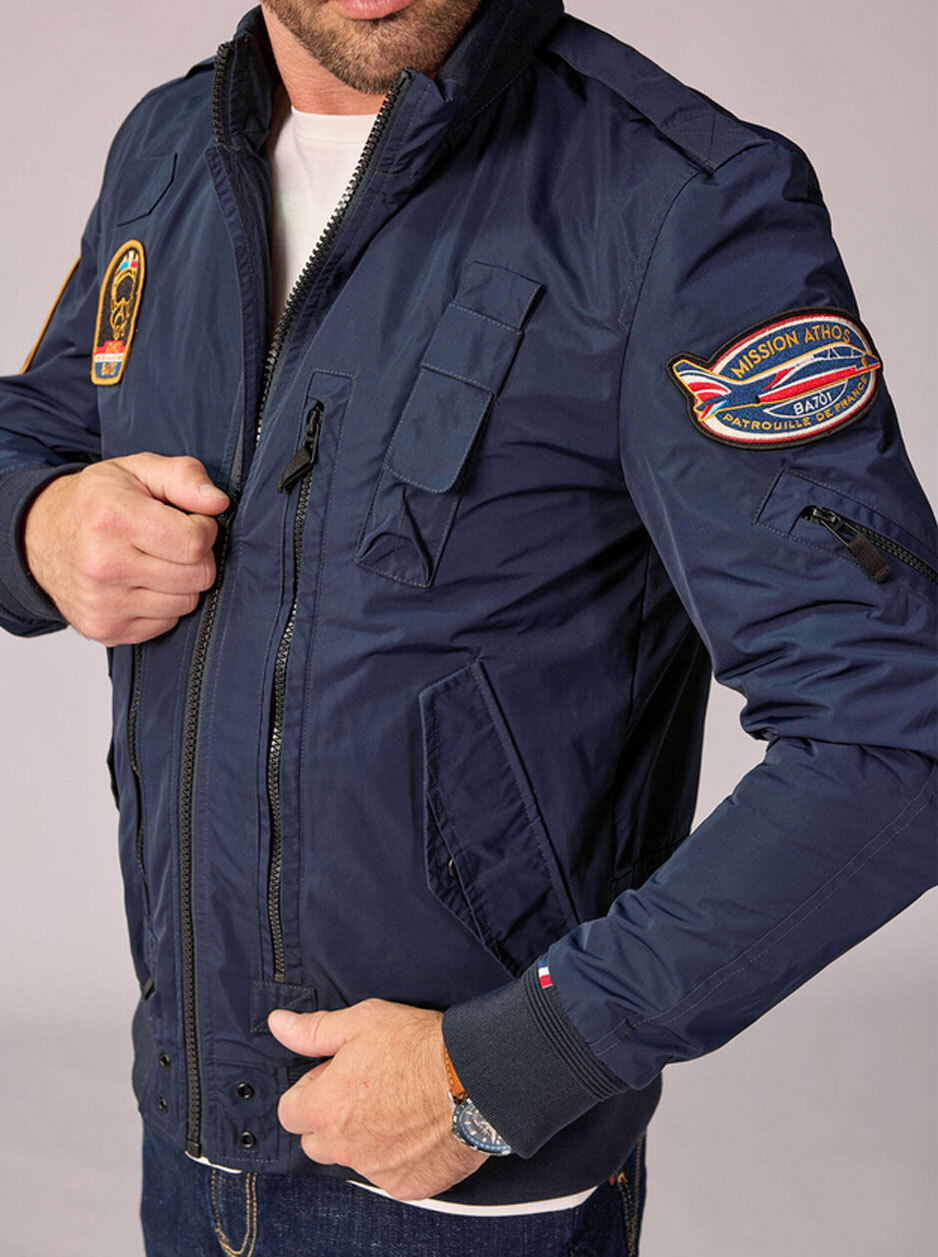 Vêtement en cuir Les bonnes affaires Homme bleu