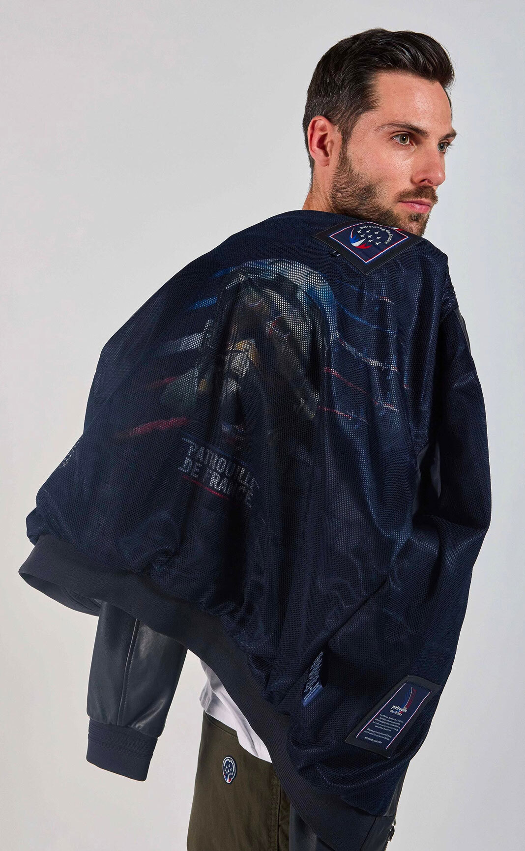 Vêtement en cuir Blousons cuir bleu