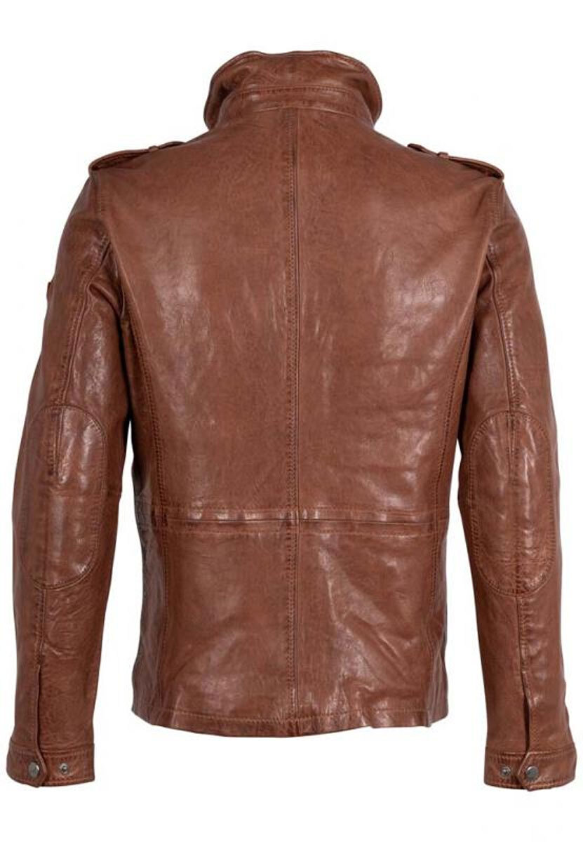 Vêtement en cuir Vestes & Trois Quart cuir marron