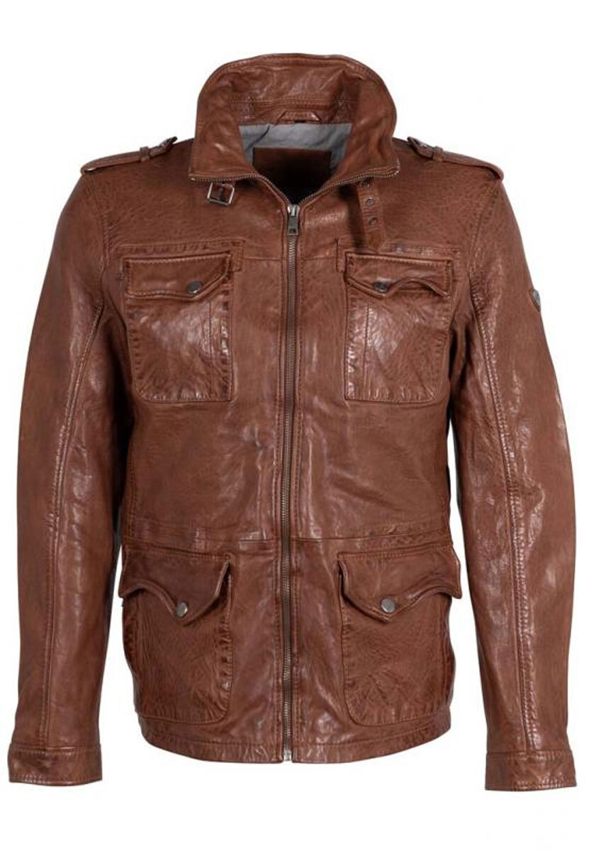 Vêtement en cuir Vestes & Trois Quart cuir marron