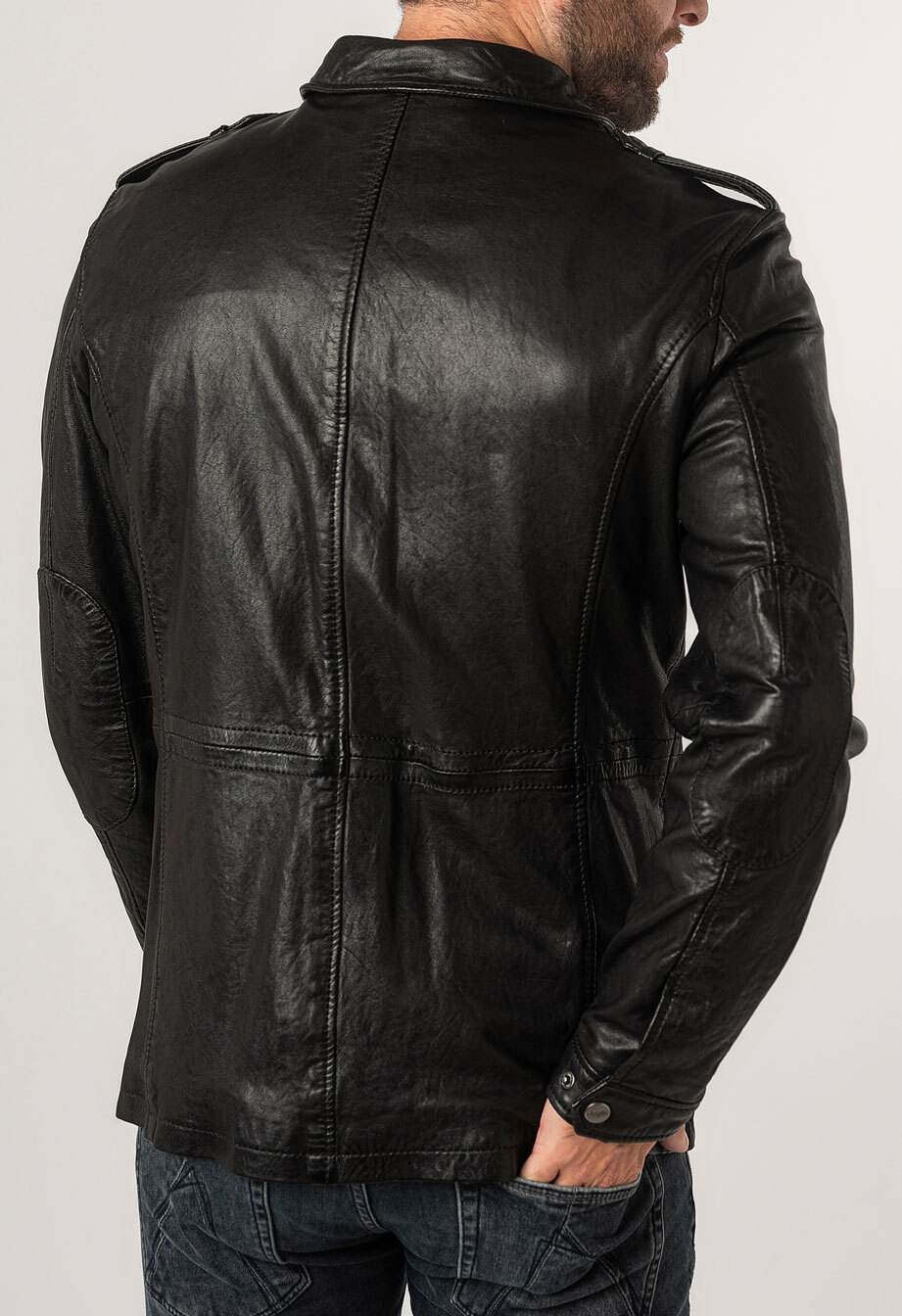 Vêtement en cuir Vestes & Trois Quart cuir noir