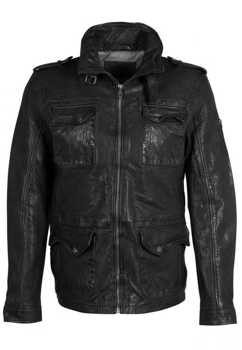 Vêtement en cuir Vestes & Trois Quart cuir noir