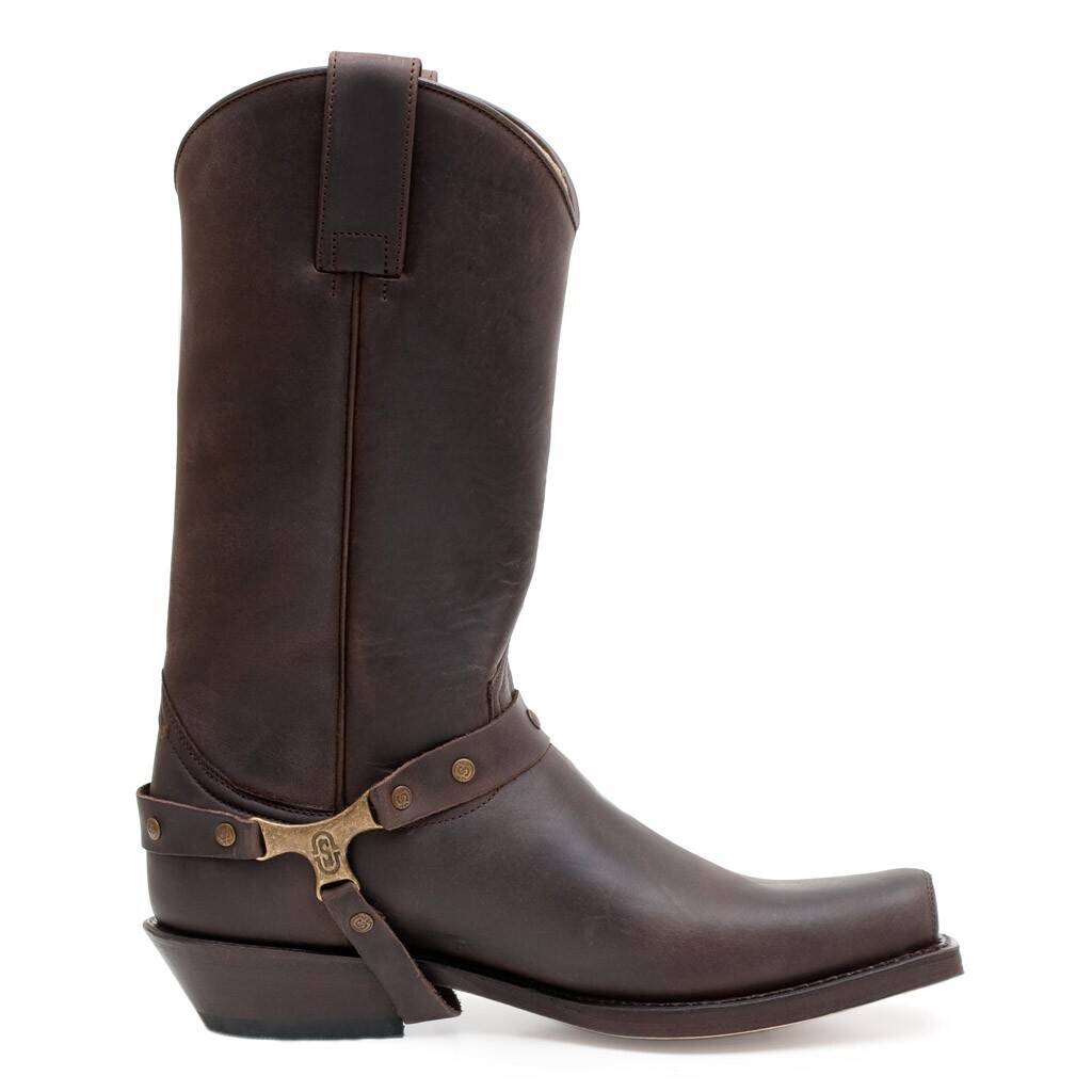 Vêtement en cuir Santiags homme marron