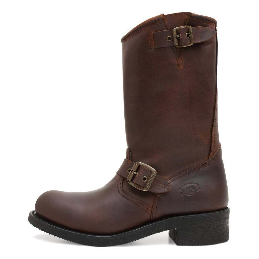 Vêtement en cuir Santiags homme marron