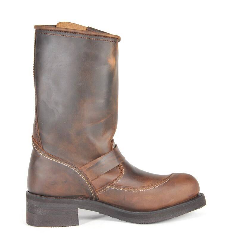 Vêtement en cuir Santiags homme marron