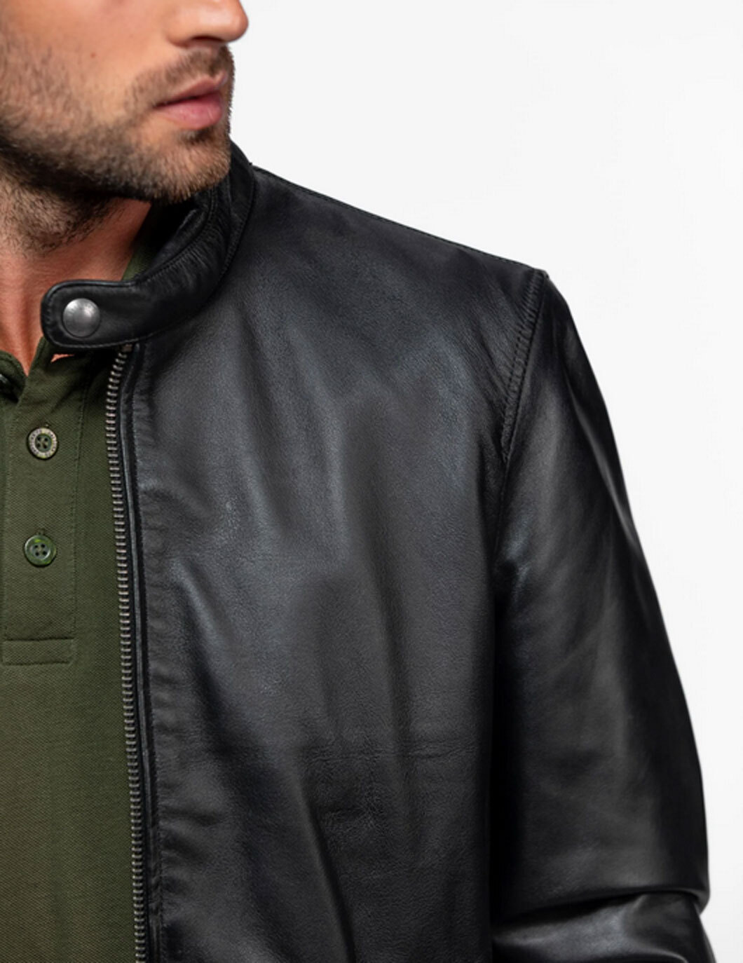 Vêtement en cuir Blousons cuir noir