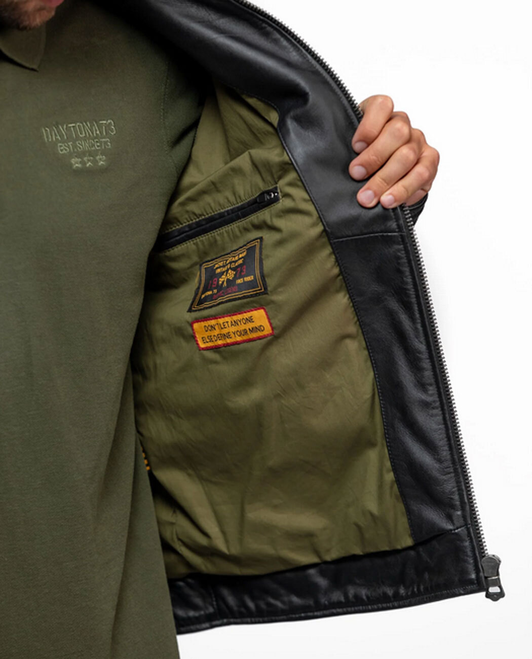 Vêtement en cuir Blousons cuir noir