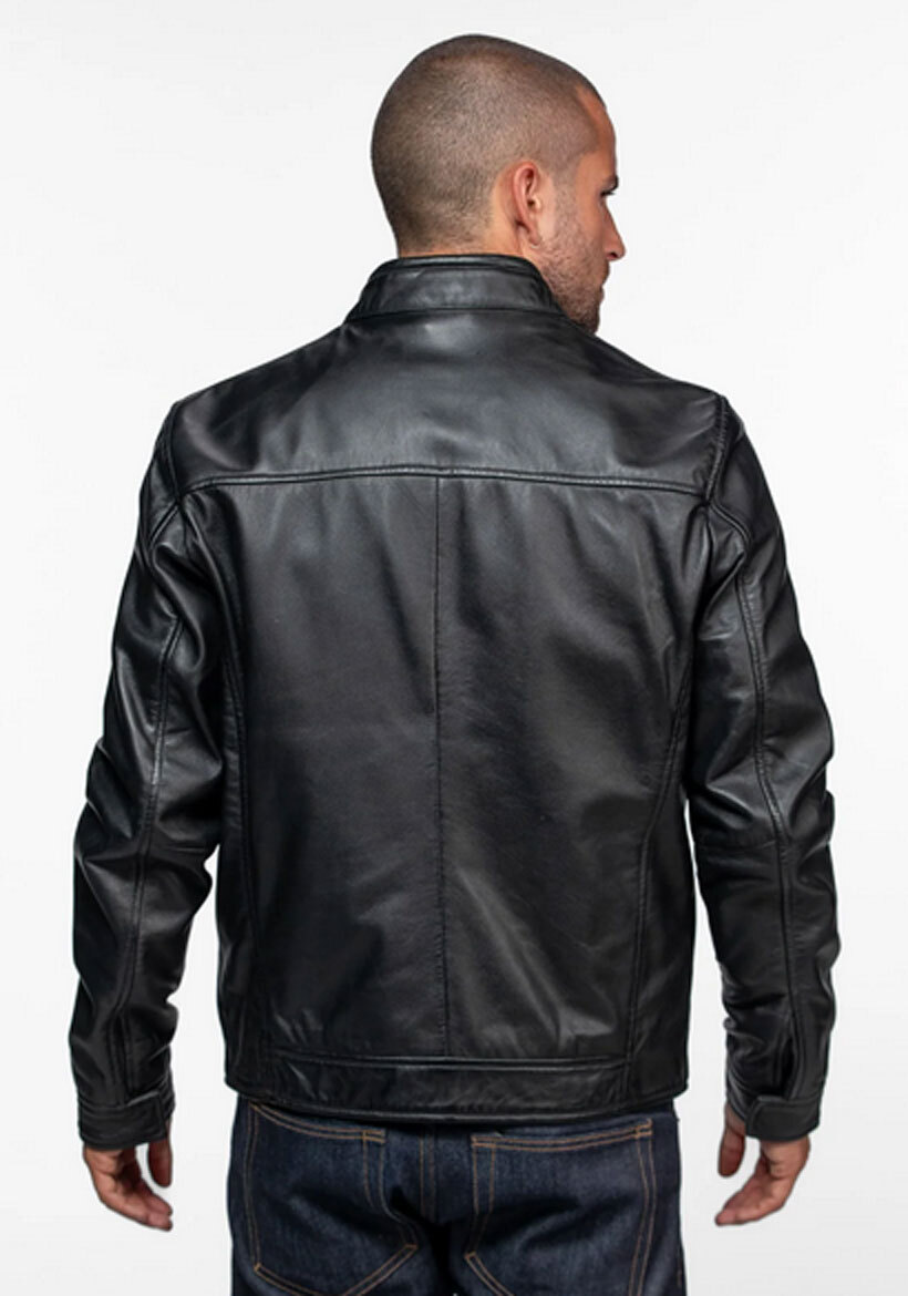 Vêtement en cuir Blousons cuir noir